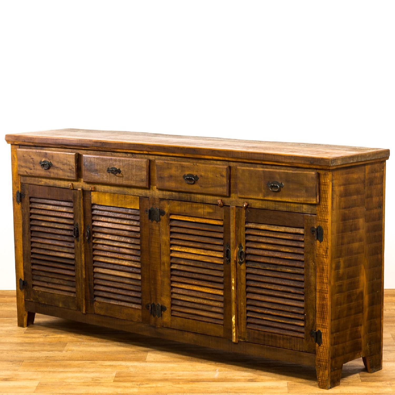 Reclaimed Wood Rustic Buffet - image-1