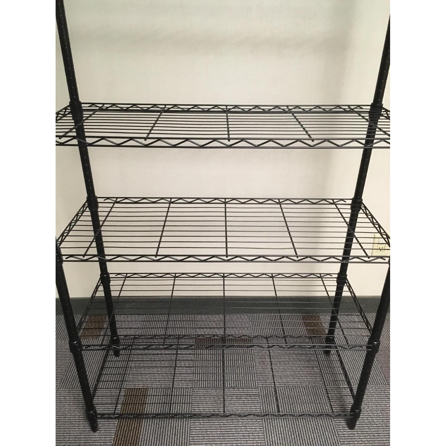 Container Store InterMetro 7-Shelf Black Metal Shelving Unit - image-2