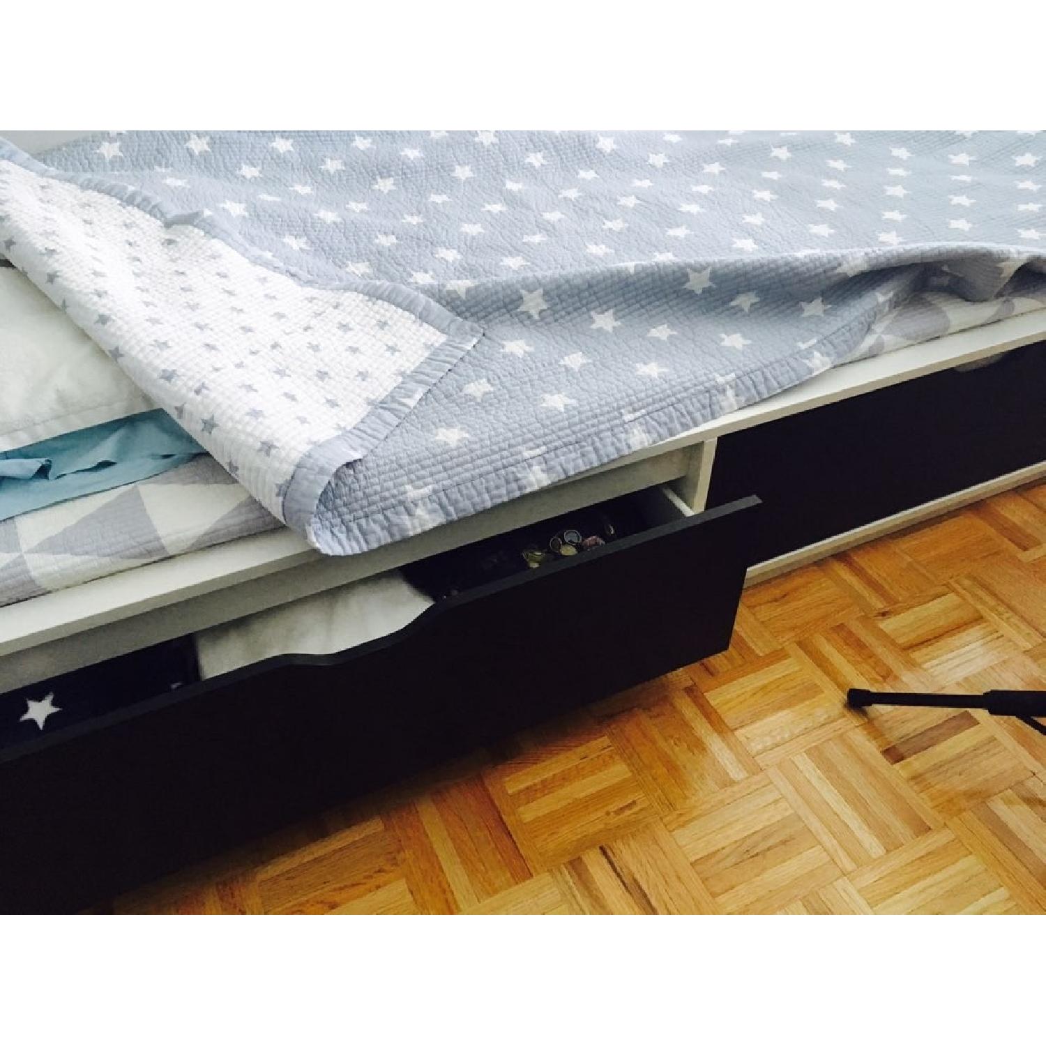 Ikea Flaxa Full Size Bed Frame AptDeco