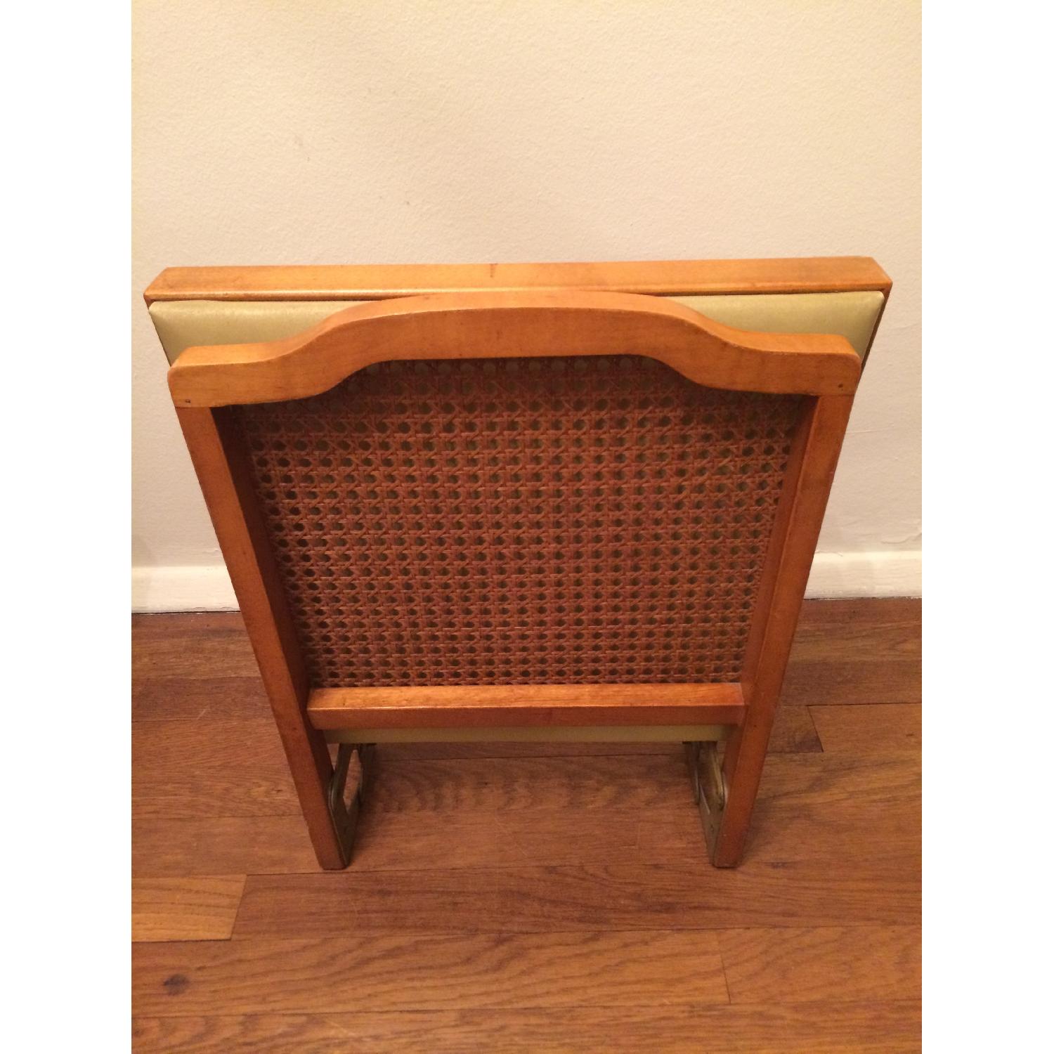 LegOMatic Wood Folding Chair w/ Cushioned Seats AptDeco