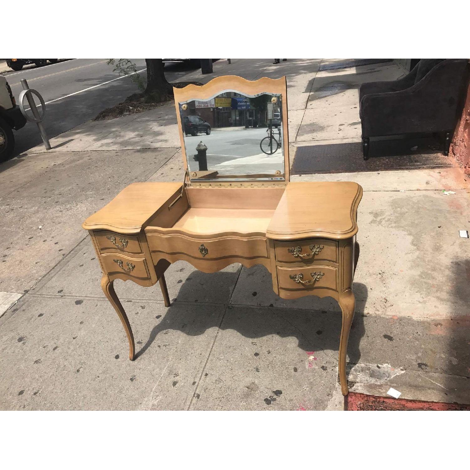Vintage 1960s Mid Century Vanity Table - image-2