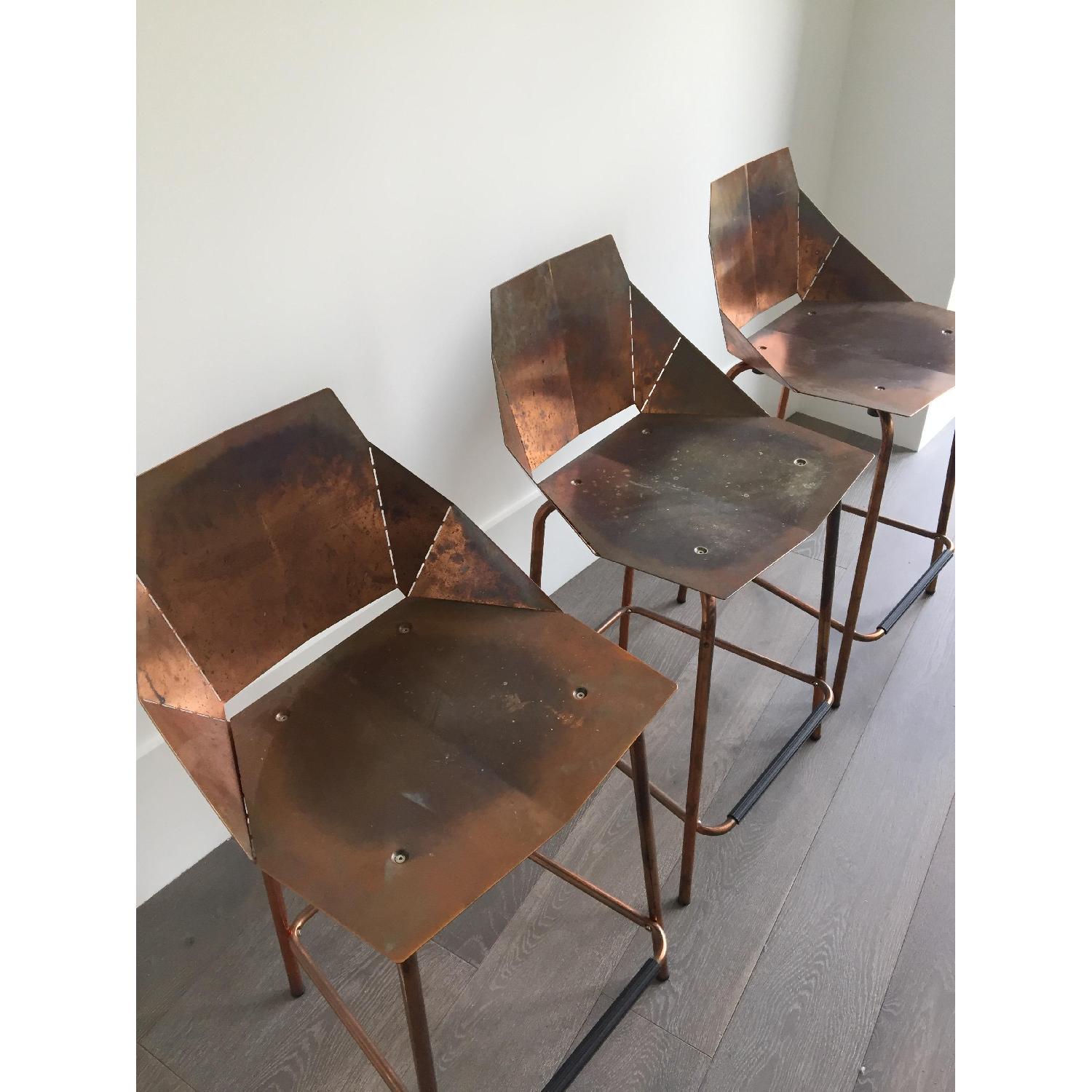 Blu Dot Real Good Copper Counter Stools - image-2