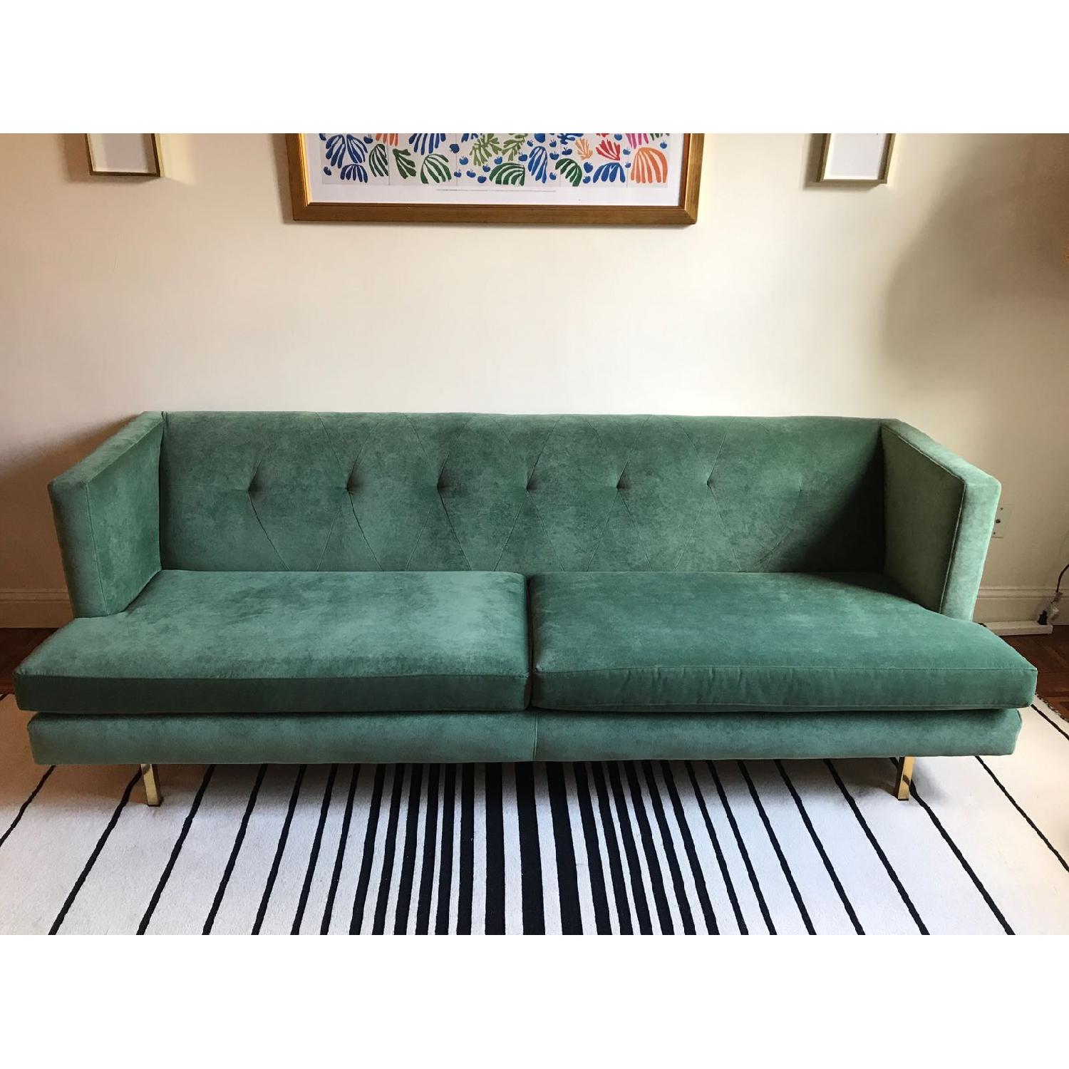 CB2 Avec Sofa w/ Brass Legs - image-1