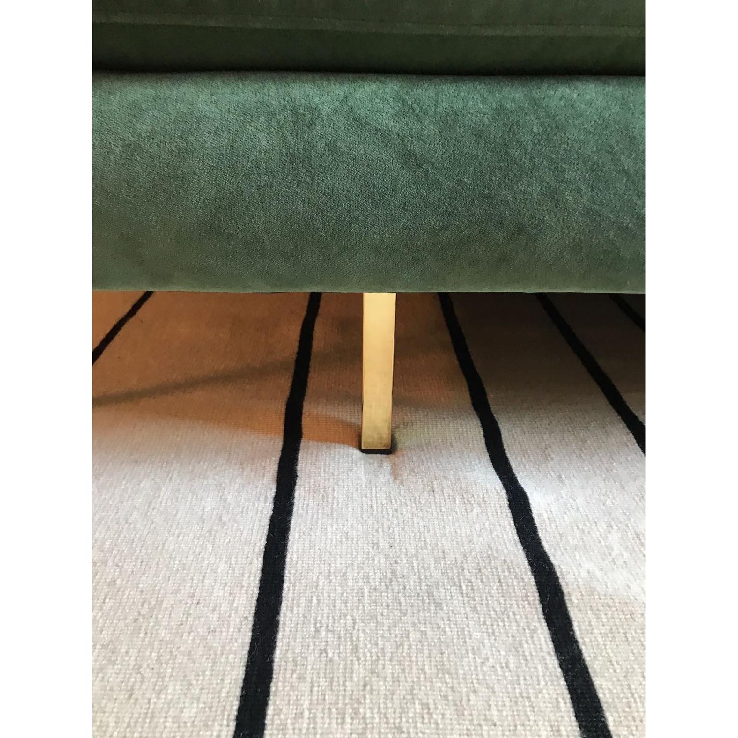 CB2 Avec Sofa w/ Brass Legs - image-5