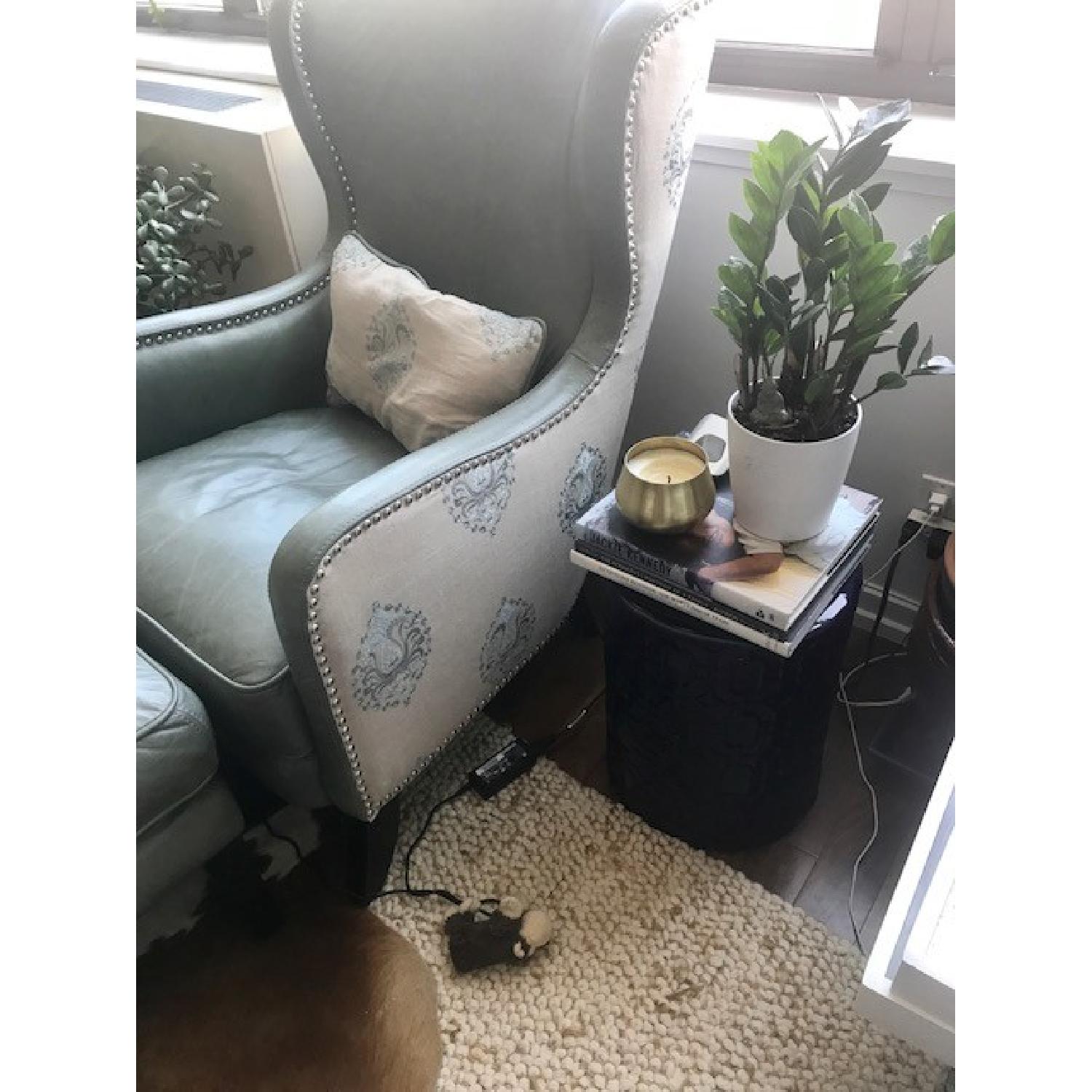 Jordans Furniture Simo-Leather Accent Chair & Ottoman - image-4