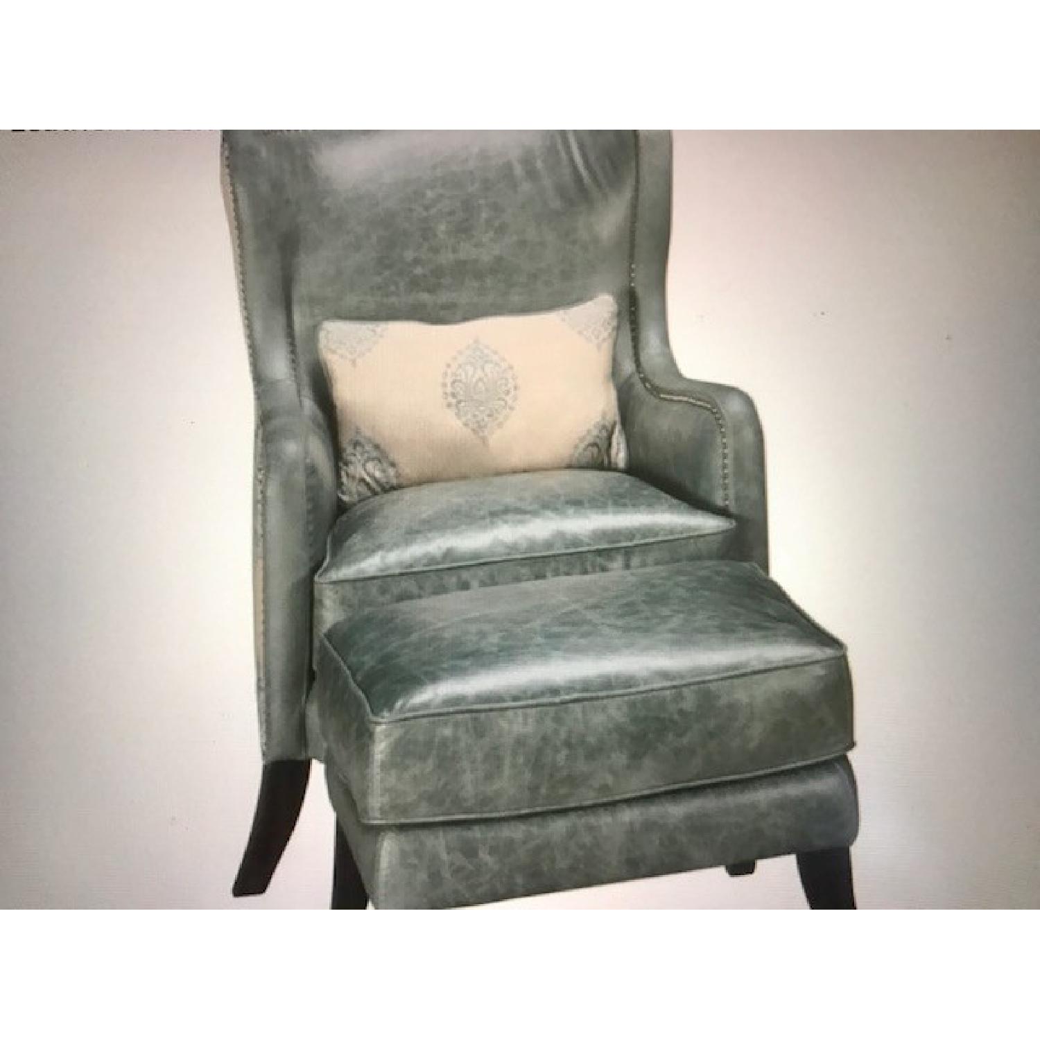 Jordans Furniture Simo-Leather Accent Chair & Ottoman - image-5