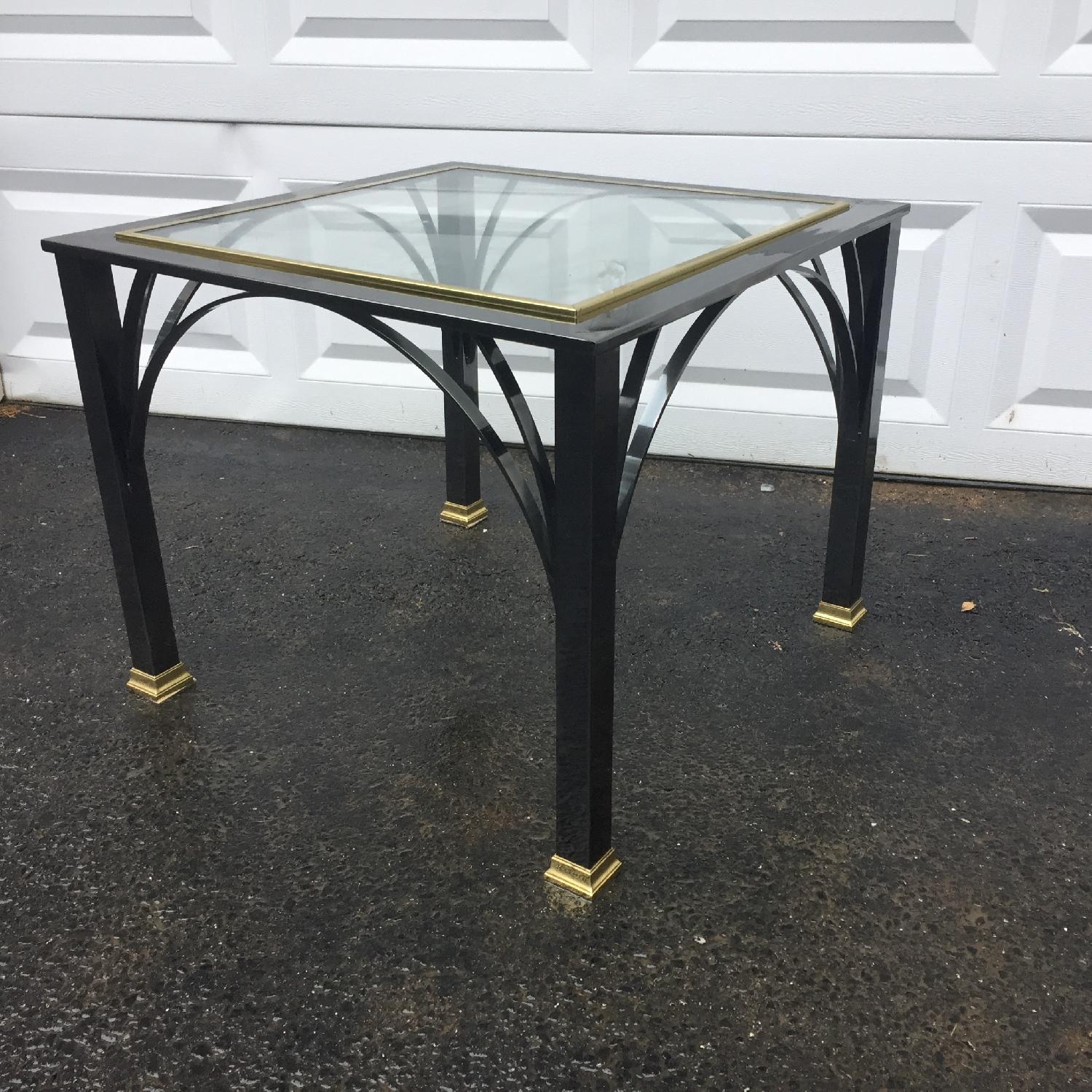 Design Institute Vintage Modern Chrome & Brass End Table - image-1