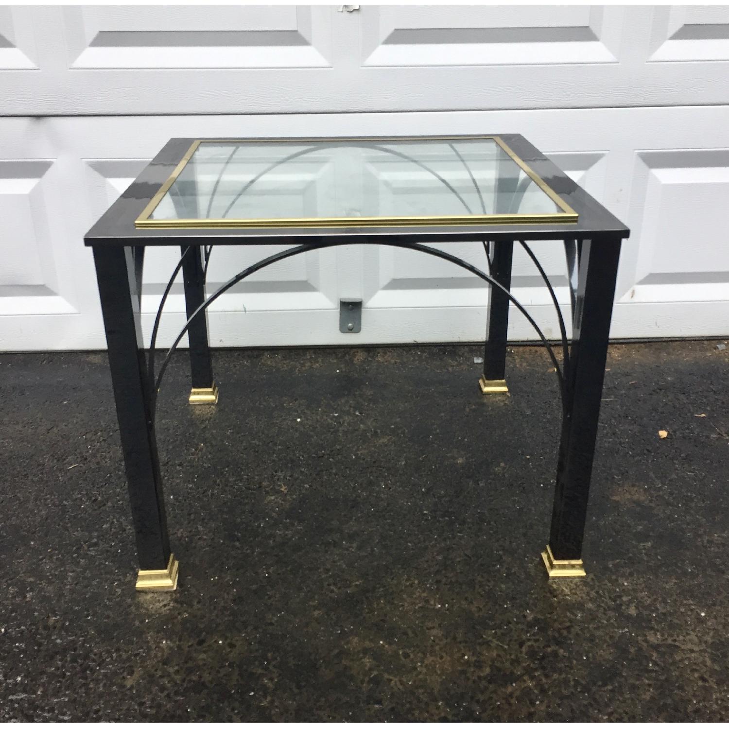 Design Institute Vintage Modern Chrome & Brass End Table - image-2