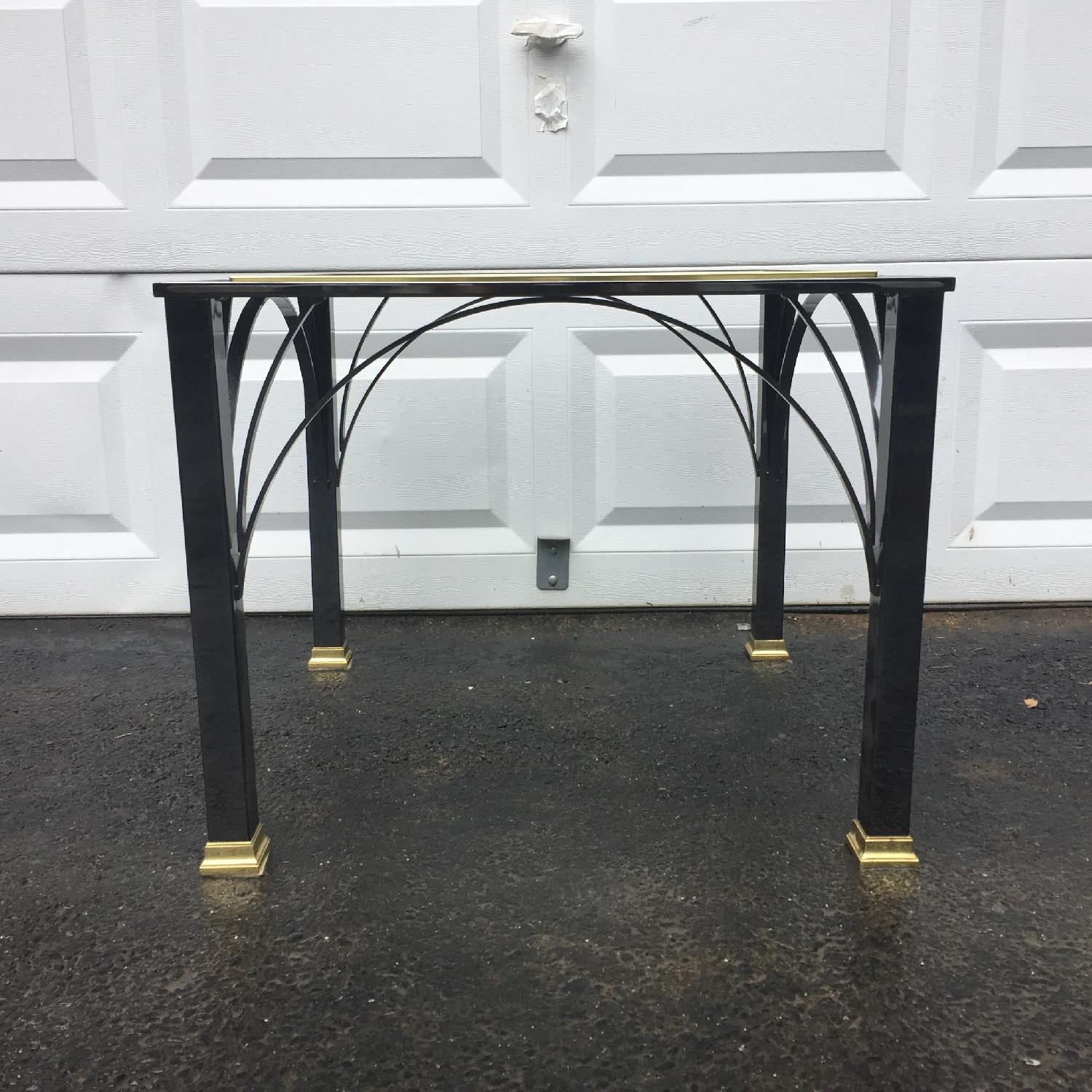 Design Institute Vintage Modern Chrome & Brass End Table - image-3