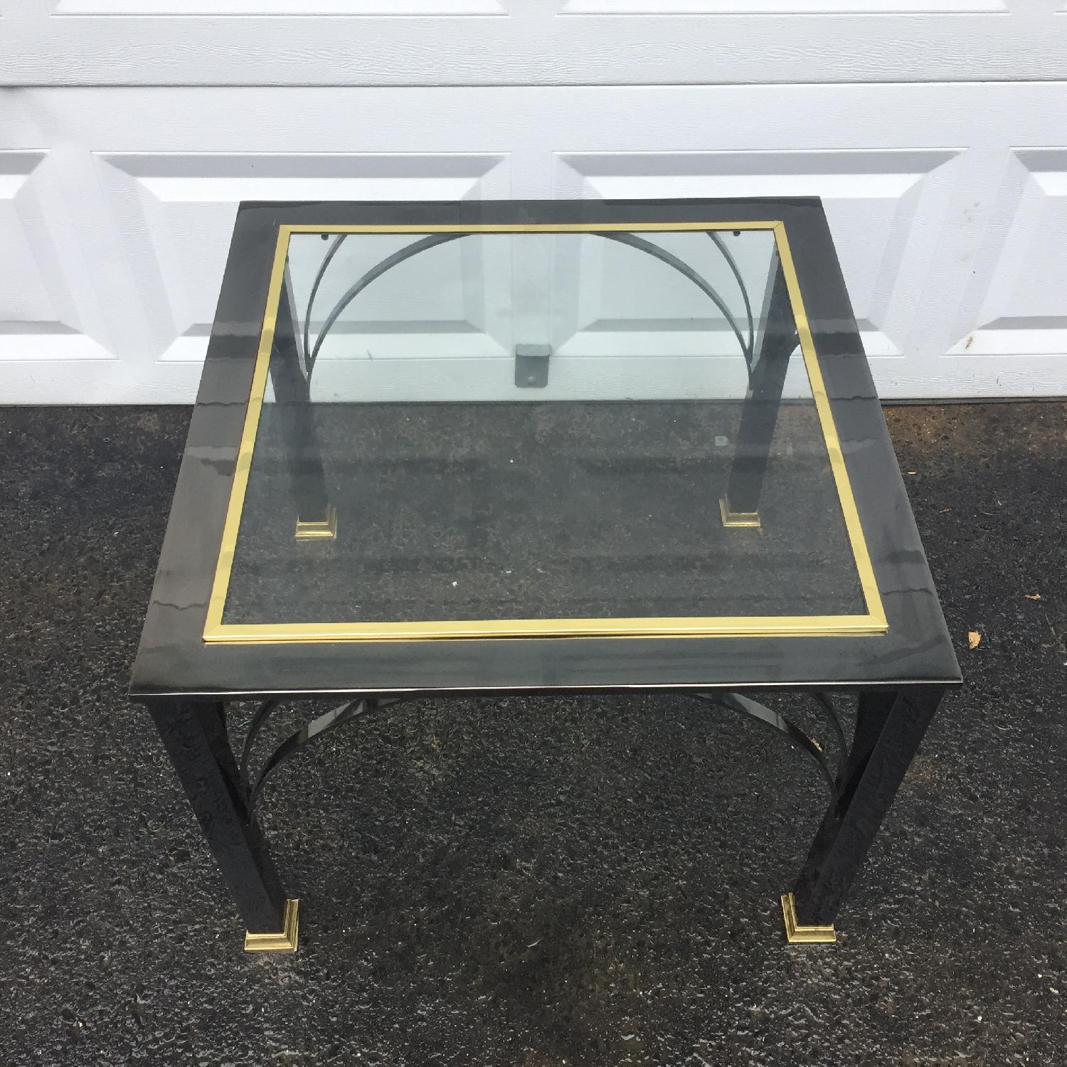 Design Institute Vintage Modern Chrome & Brass End Table - image-4