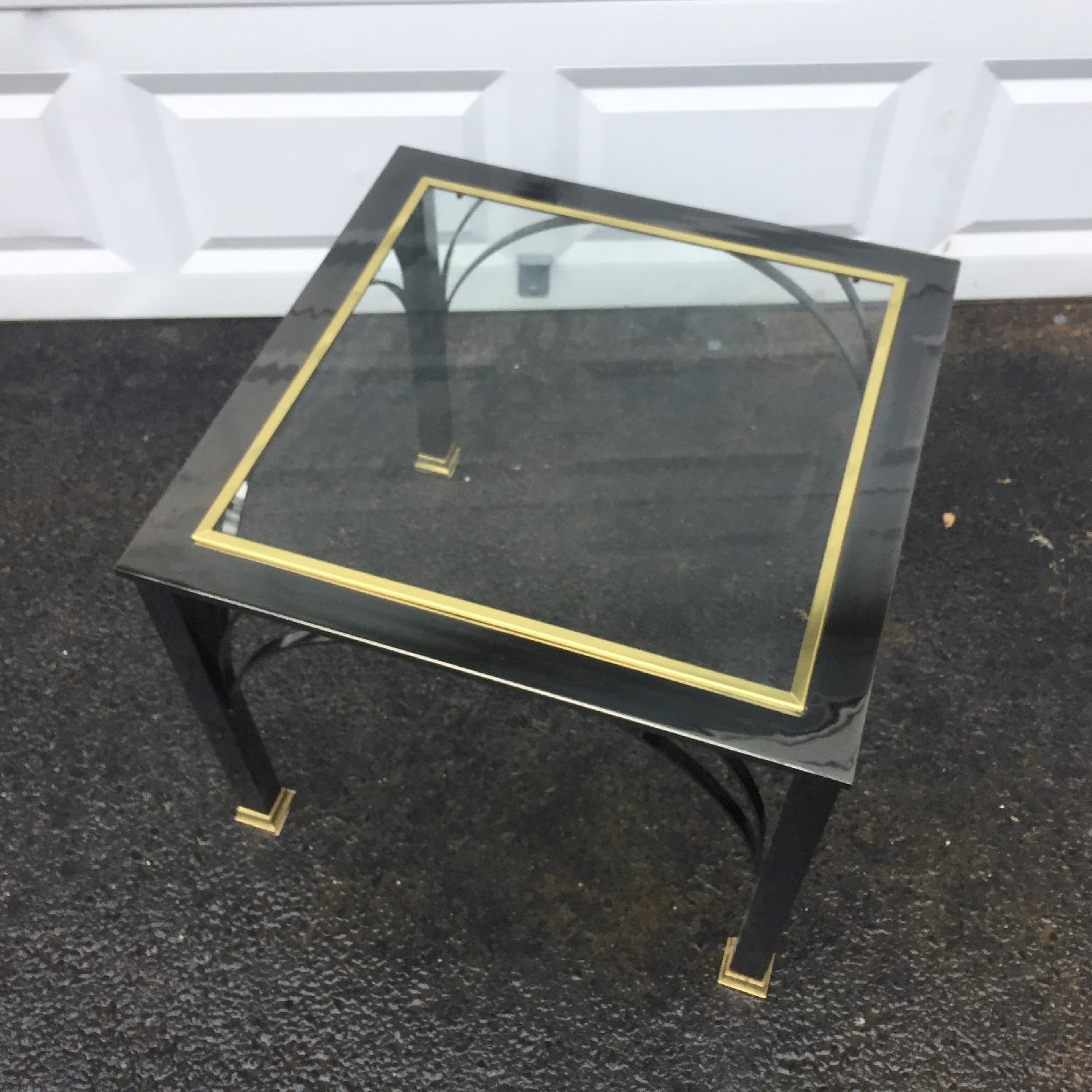Design Institute Vintage Modern Chrome & Brass End Table - image-5