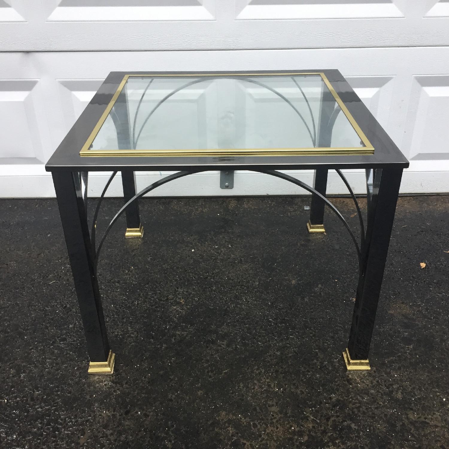 Design Institute Vintage Modern Chrome & Brass End Table - image-6