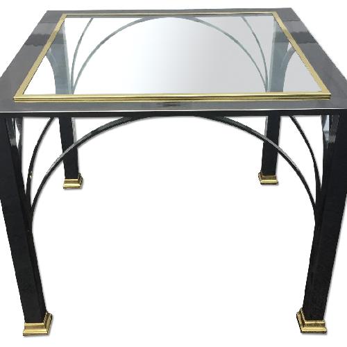 Used Design Institute Vintage Modern Chrome & Brass End Table for sale on AptDeco