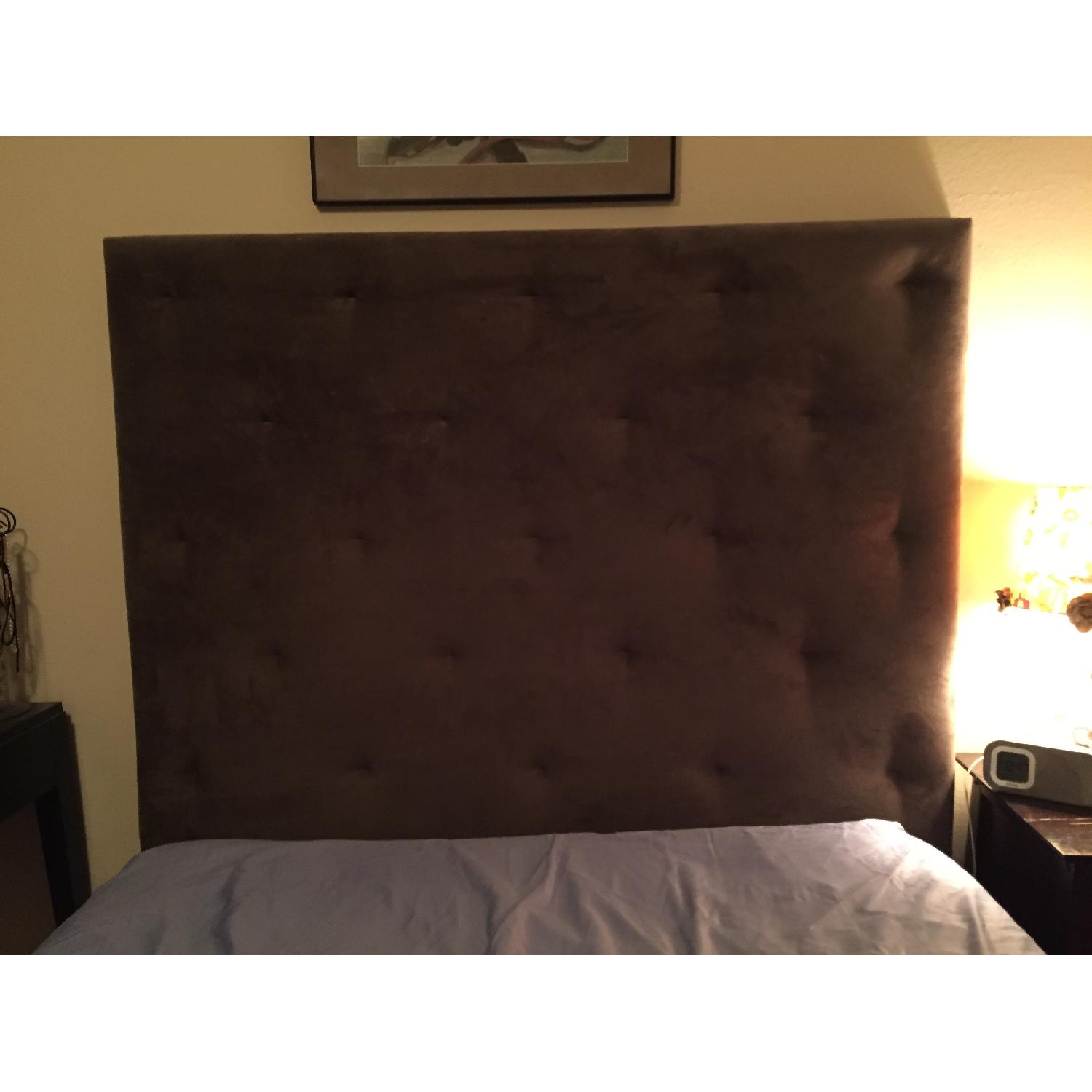 West Elm Full Size Tufted Headboard - image-1