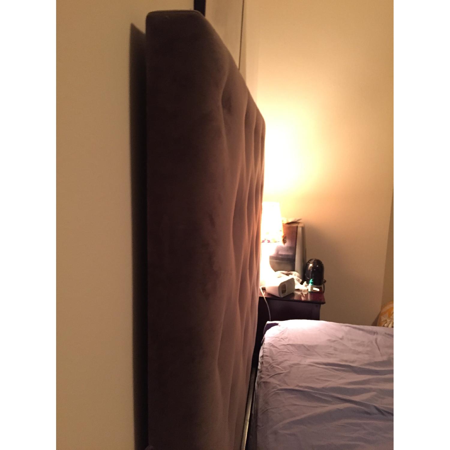West Elm Full Size Tufted Headboard - image-2