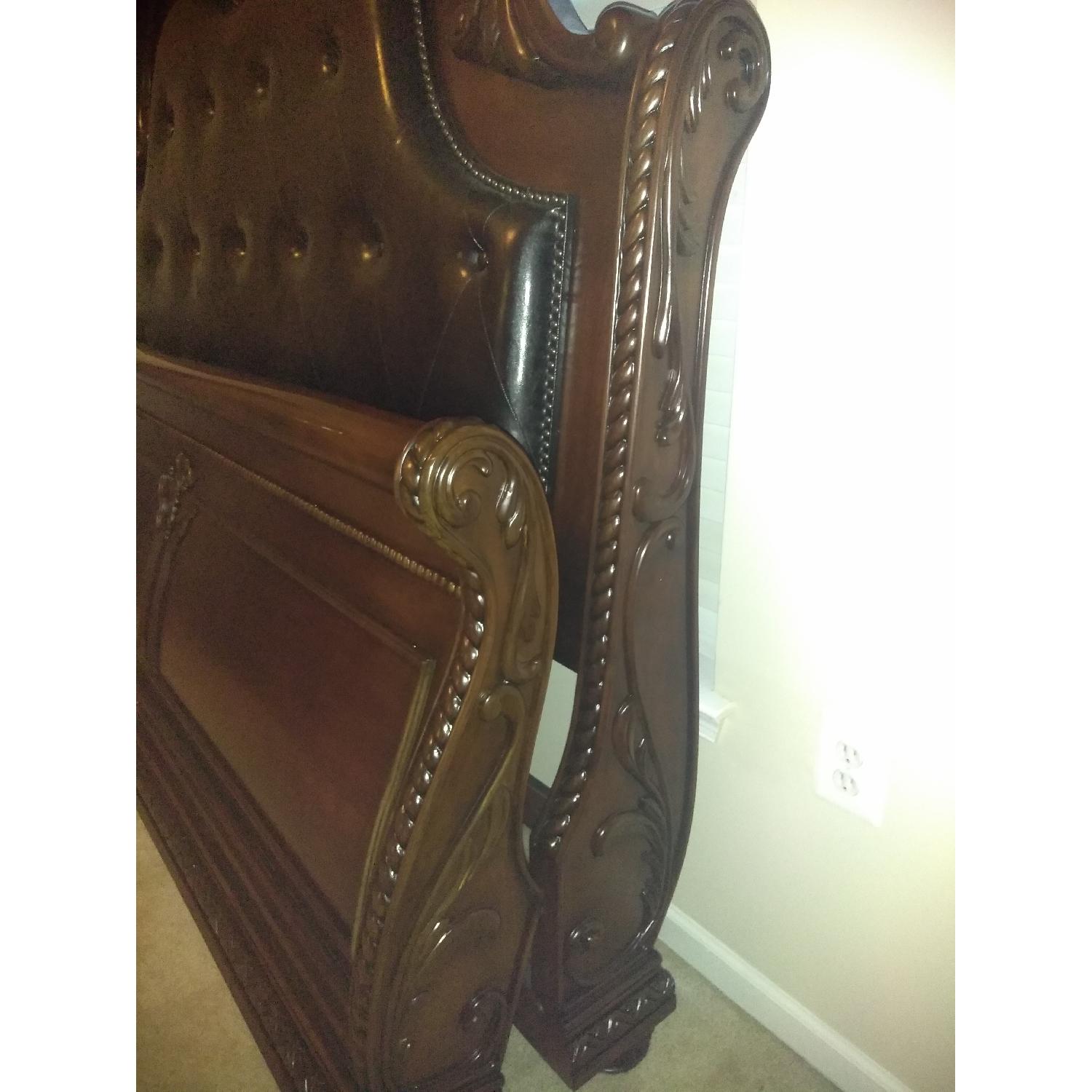 King Size Solid Wood Bed Frame - image-7