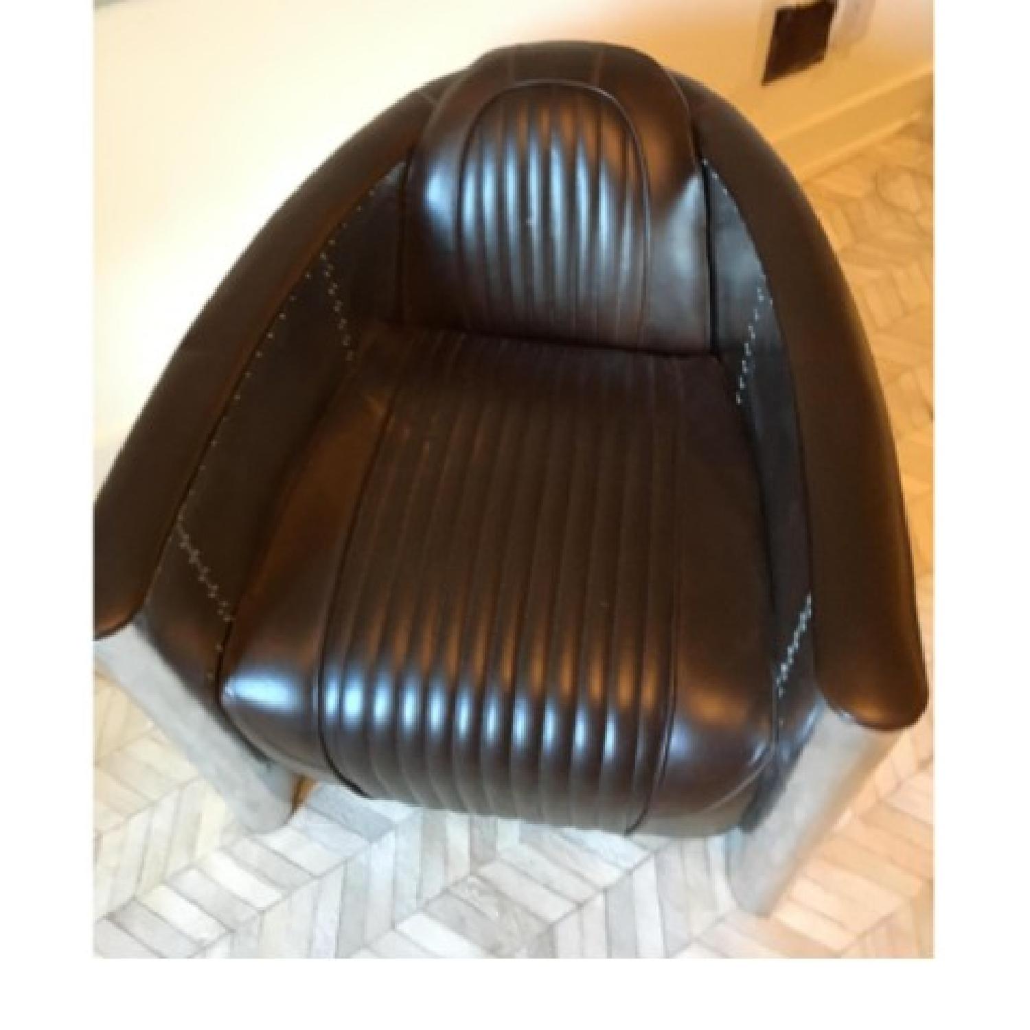 Leather Industrial Aviator Chair - image-6
