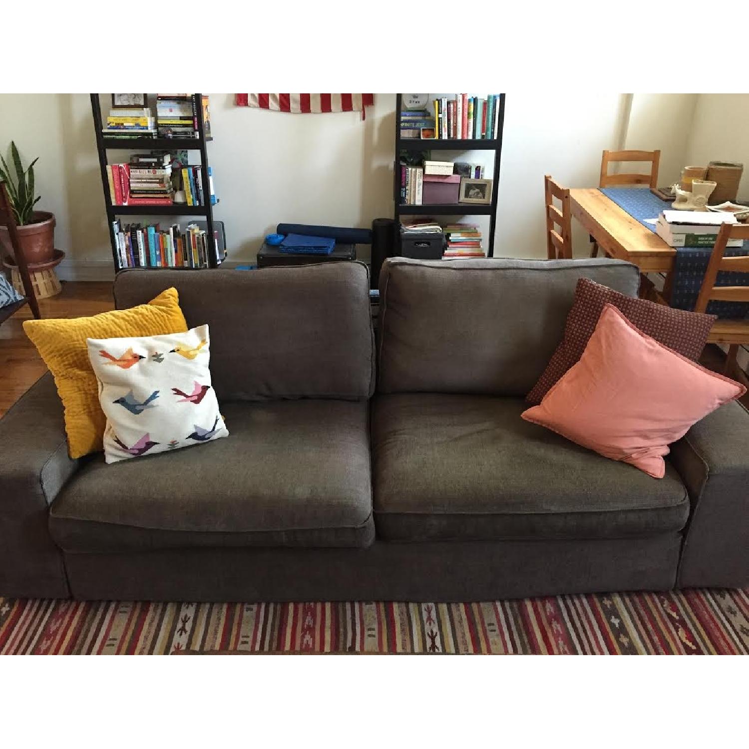 Ikea Kivik Grey Sofa - AptDeco