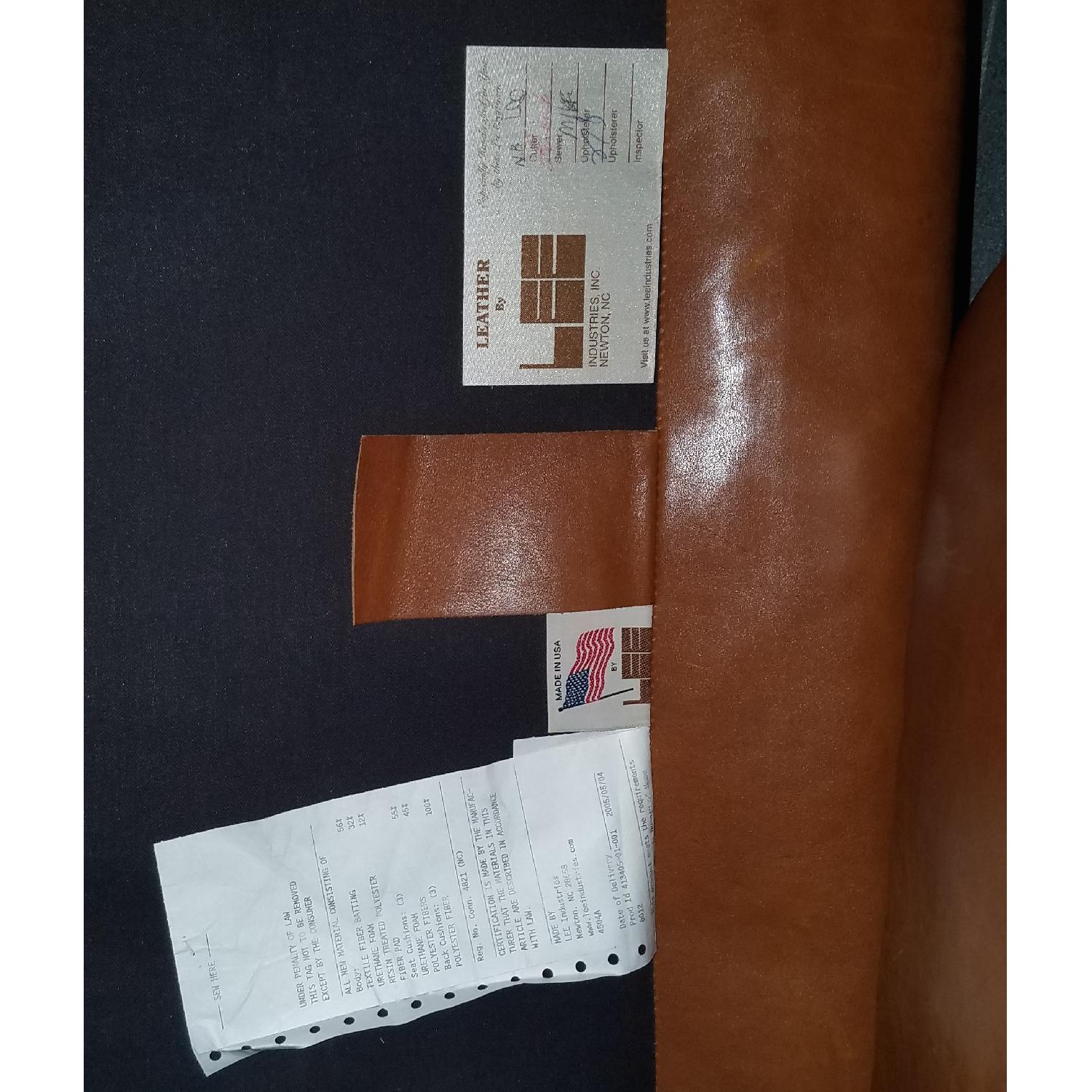 Brown Leather Couch - image-5