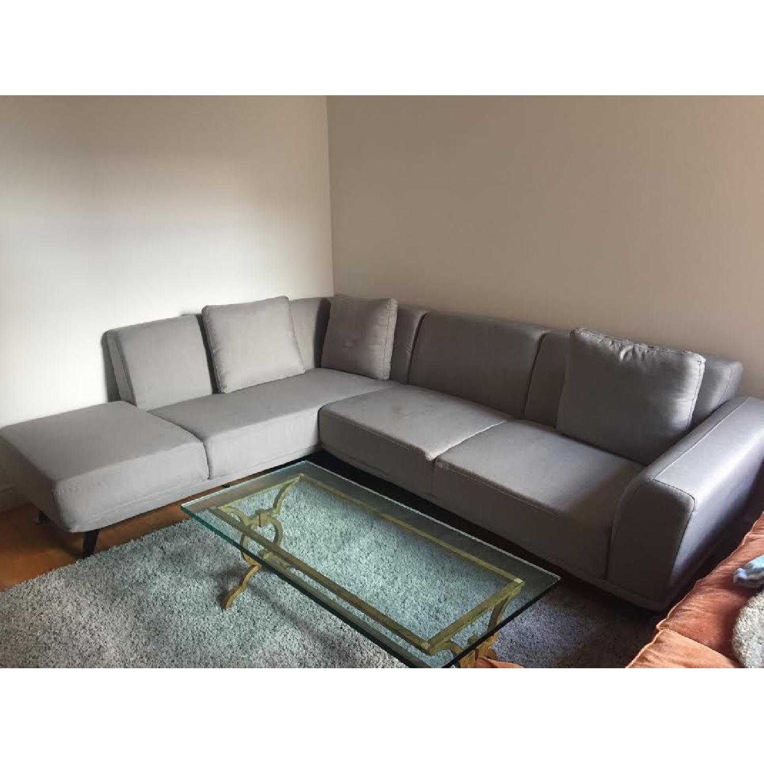 Ikea Gray Sectional Sofa - image-1