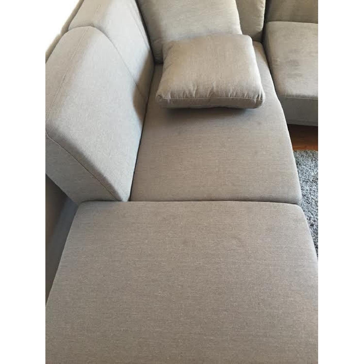 Ikea Gray Sectional Sofa - image-2