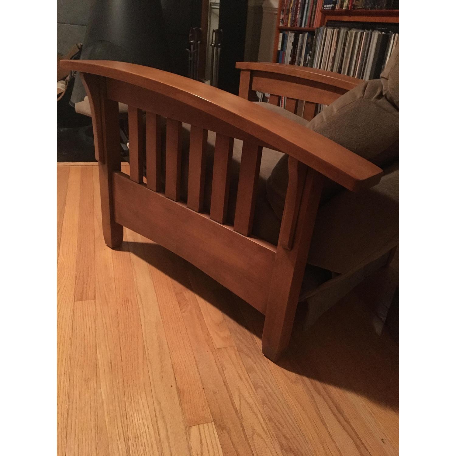 Ethan Allen Mission Style Recliner AptDeco