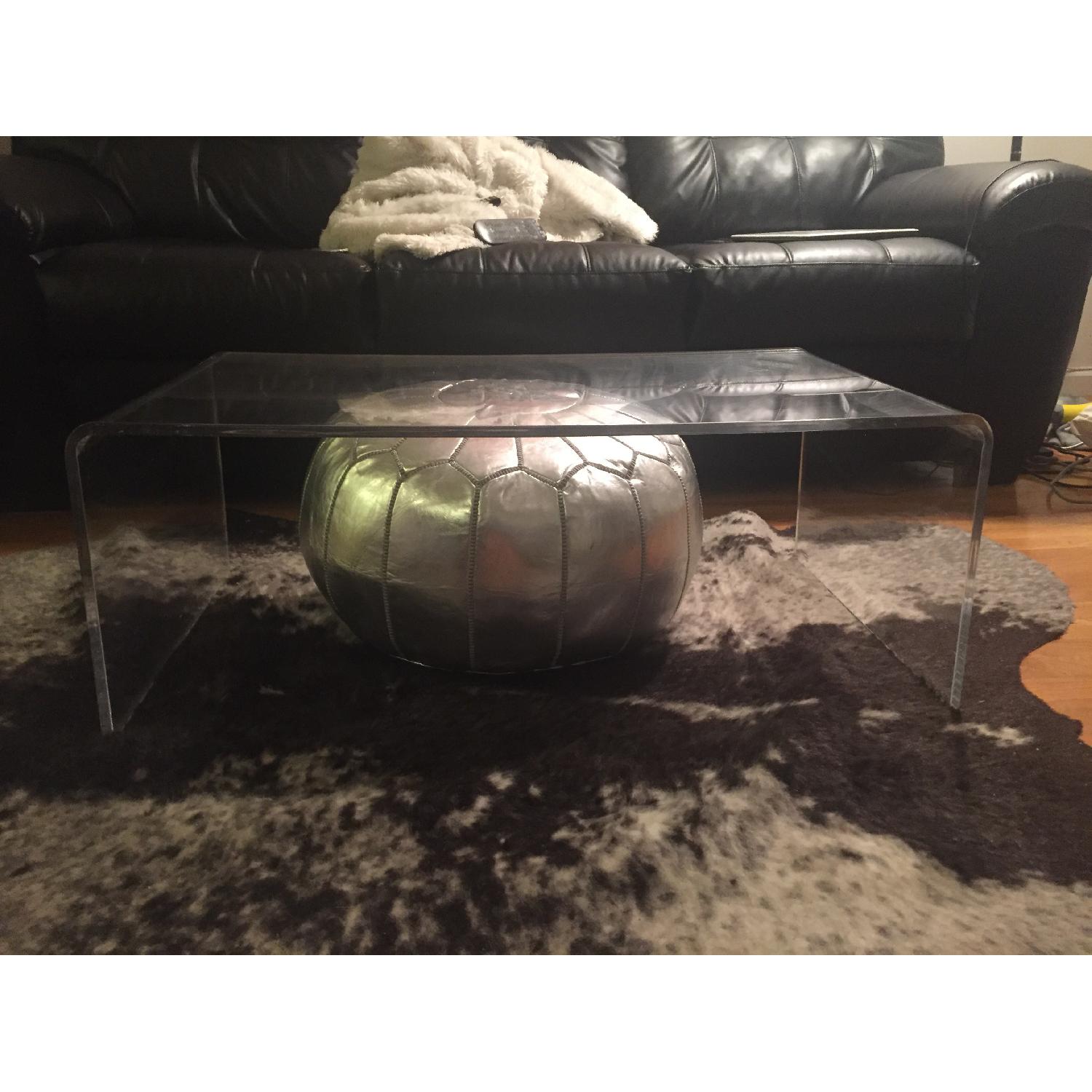 Clear Waterfall Coffee Table - image-1