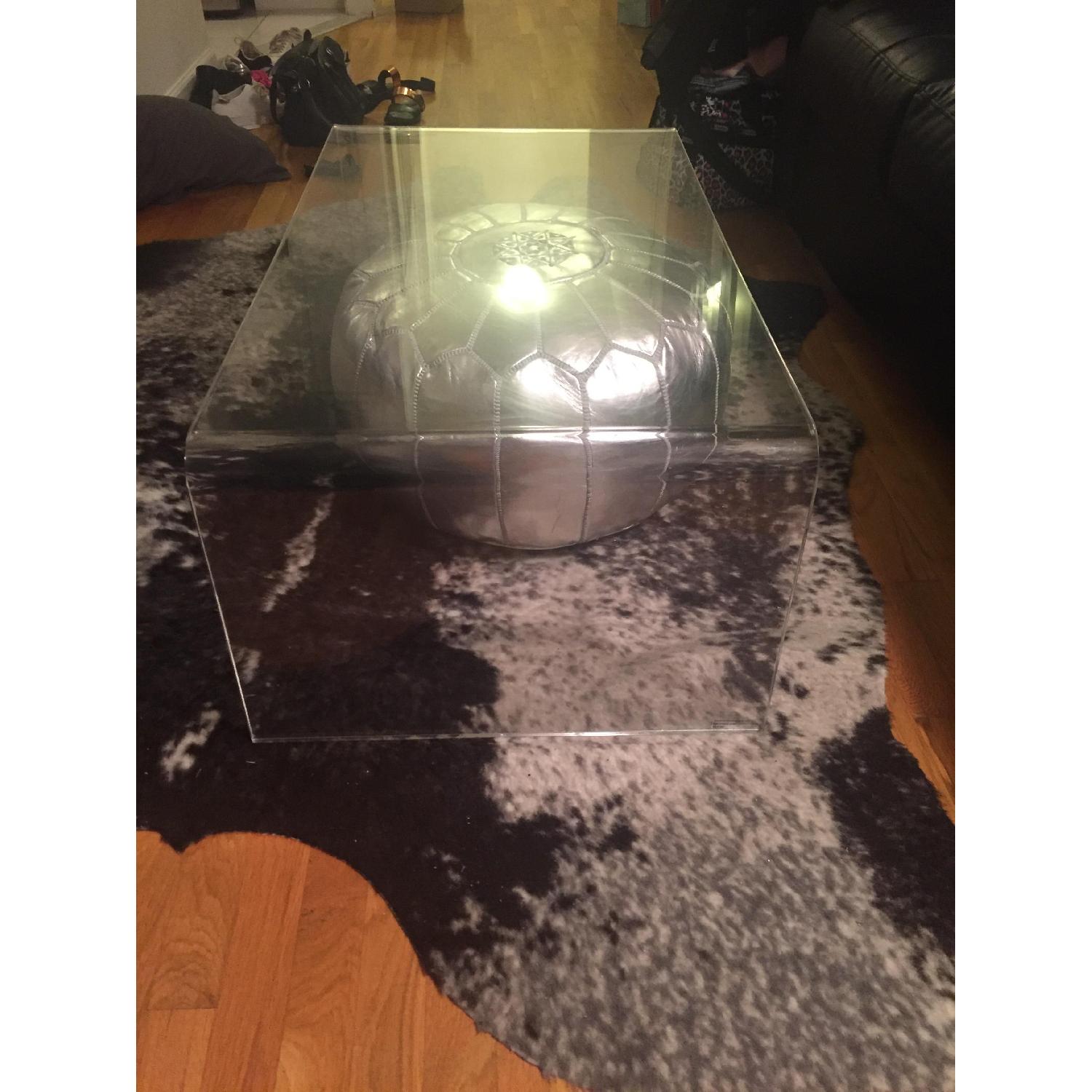 Clear Waterfall Coffee Table - image-2
