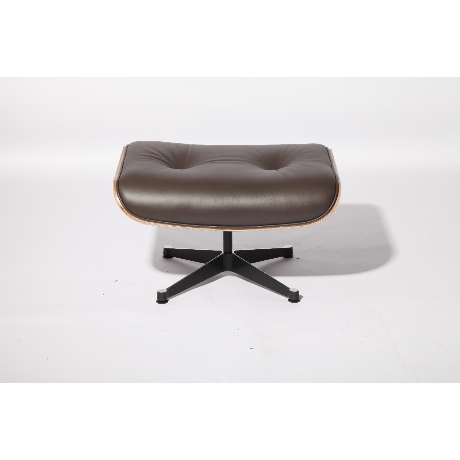 Classic Lounge Chair & Ottoman in Brown - image-10