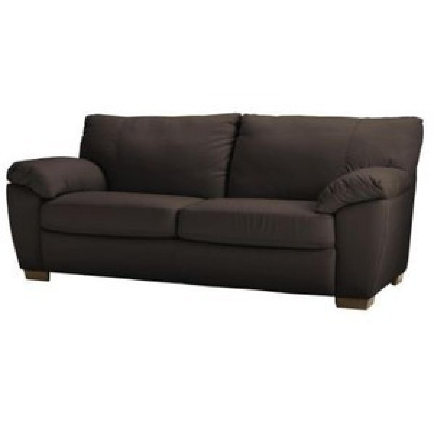 Ikea Vreta Leather Sofa - AptDeco