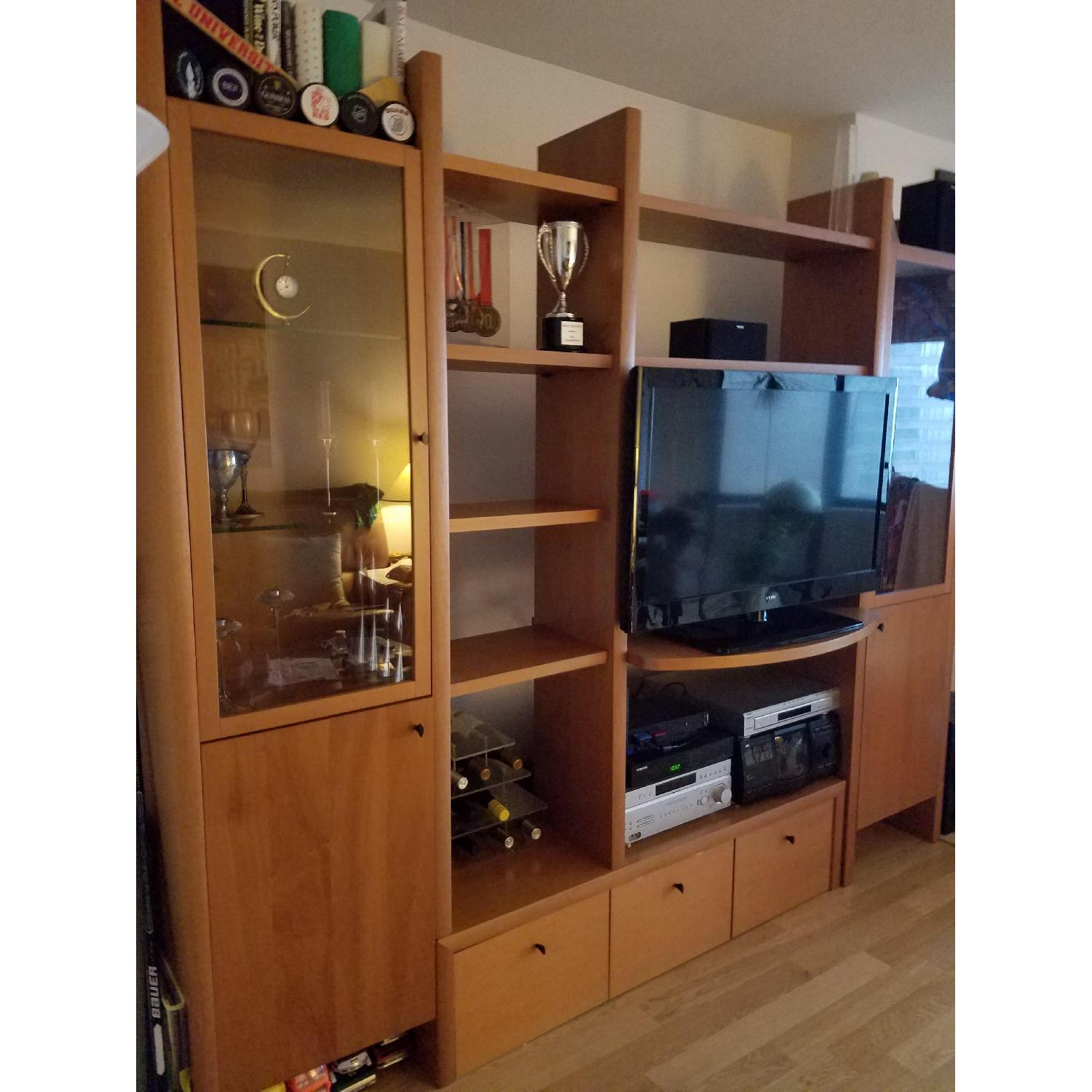 Entertainment/Storage Wall Unit - image-1