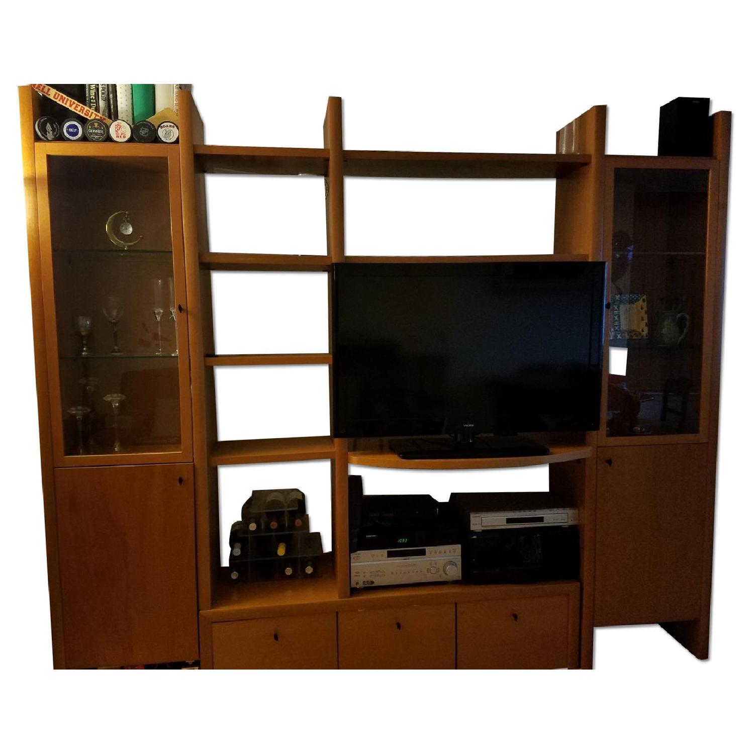 Entertainment/Storage Wall Unit - image-0