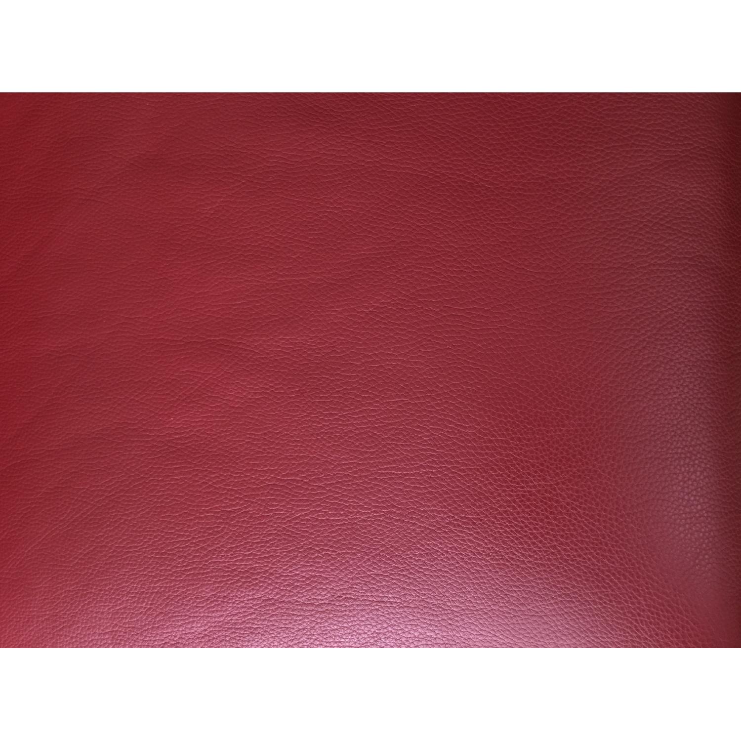 Bloomingdale's Red Leather Oversized Armchair - image-5