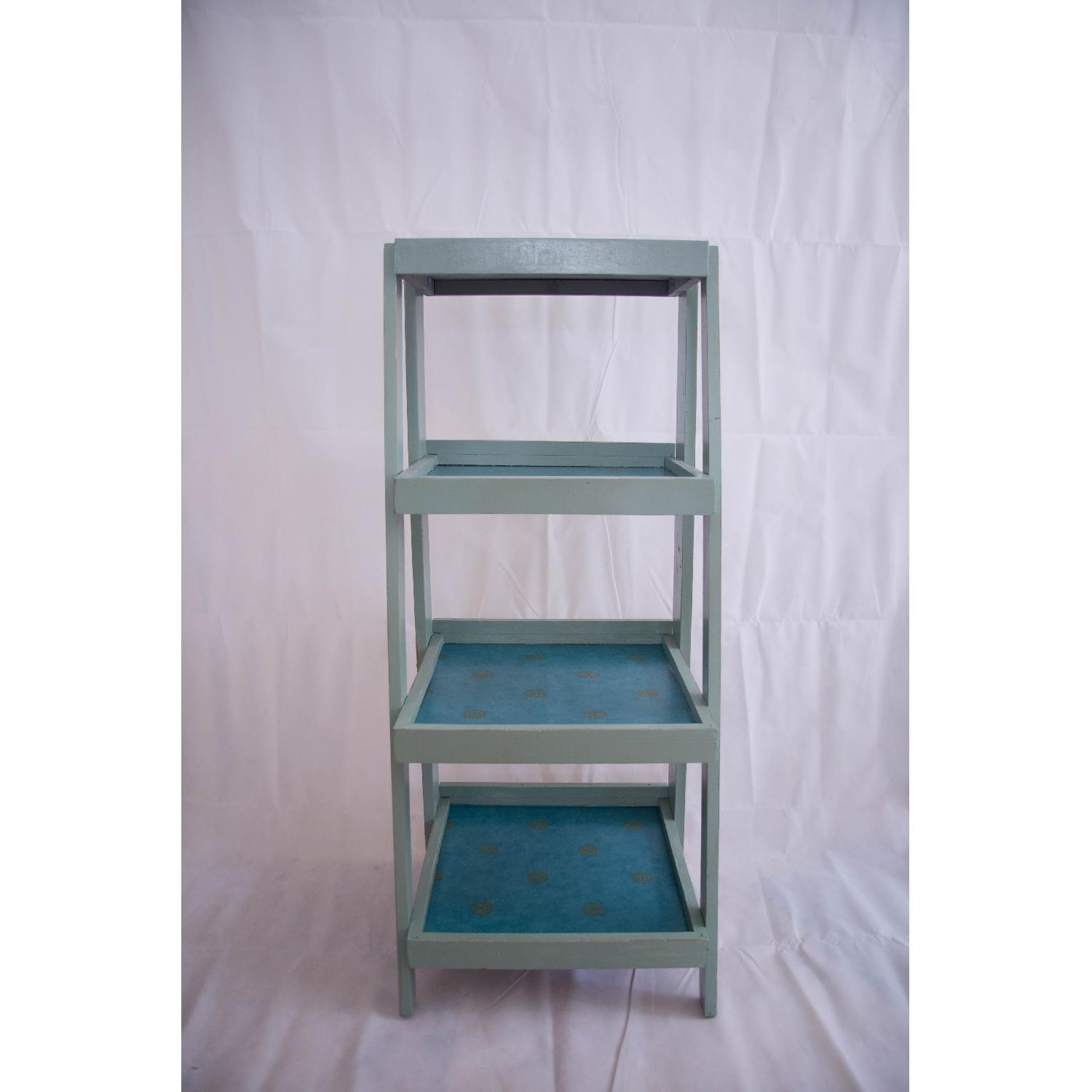 Decoupage Four Shelf Display Case - image-1