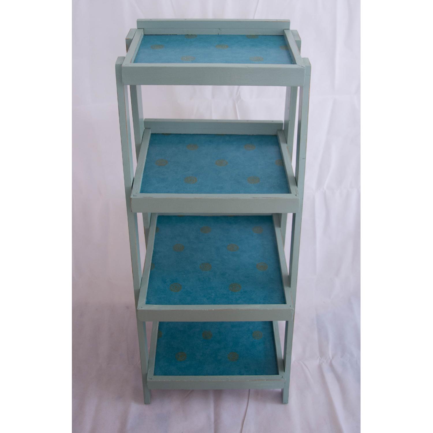 Decoupage Four Shelf Display Case - image-5