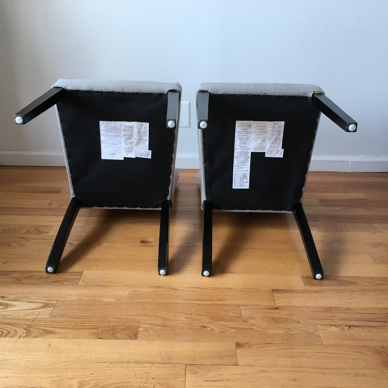 Ikea Bjursta Table + 1 Bench & 2 Crate & Barrel Chairs - image-5