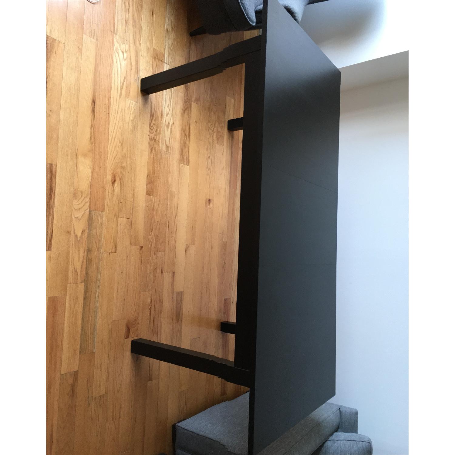 Ikea Bjursta Table + 1 Bench & 2 Crate & Barrel Chairs - image-6