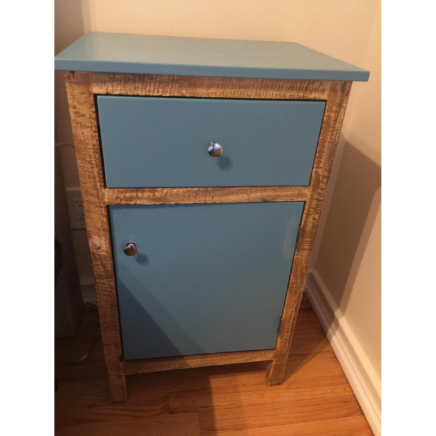Home Goods Blue Cabinets - image-1