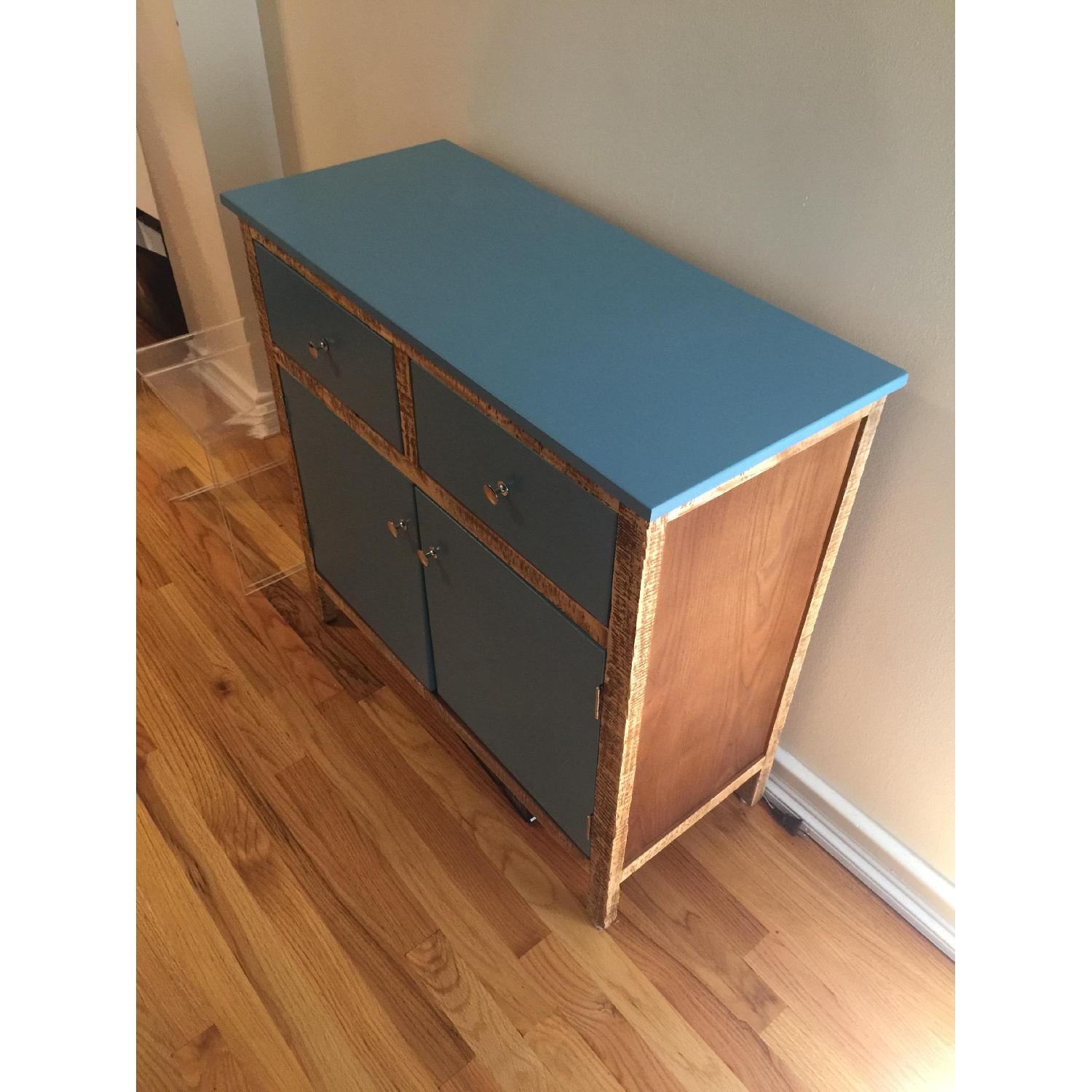 Home Goods Blue Cabinets - image-2