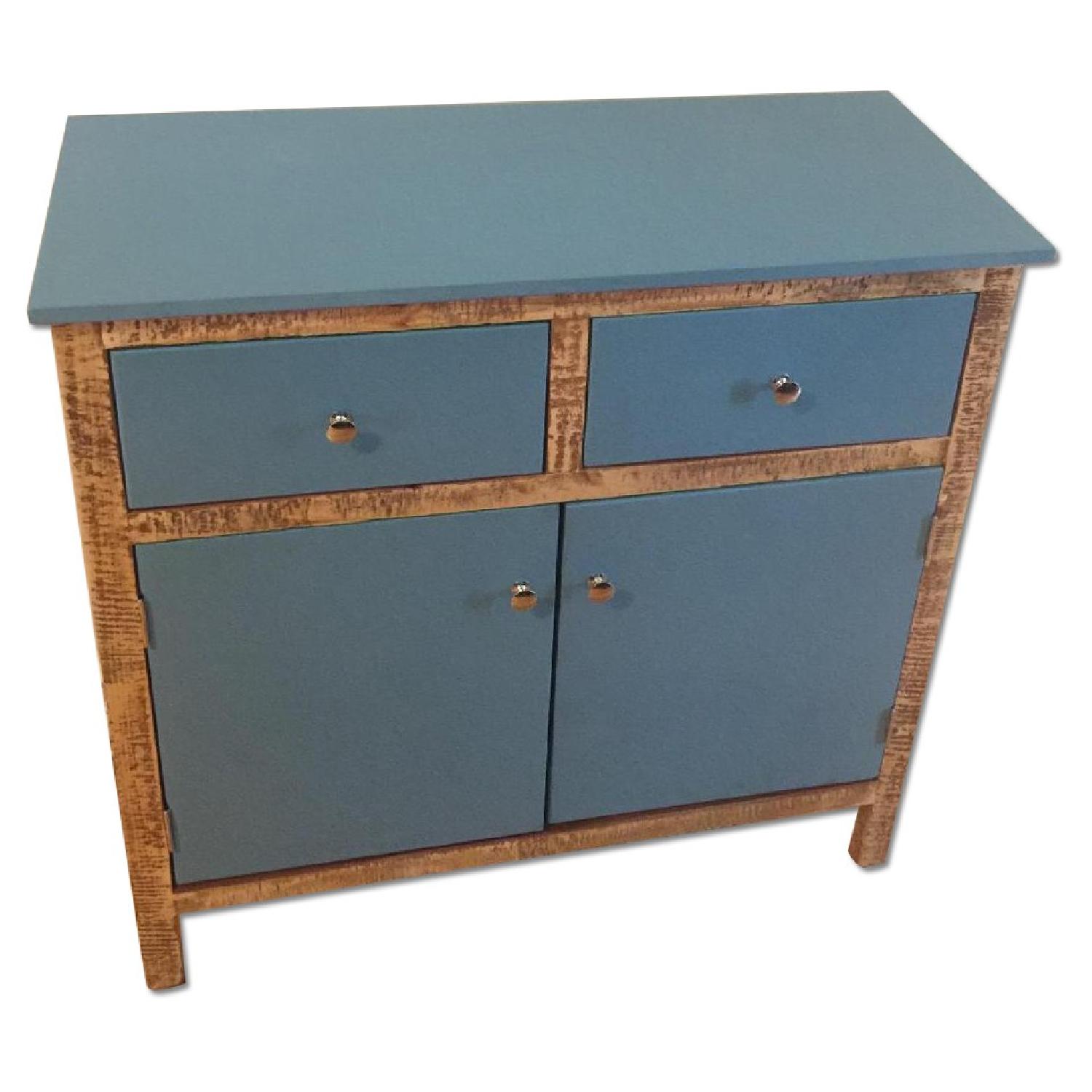 Home Goods Blue Cabinets - image-0