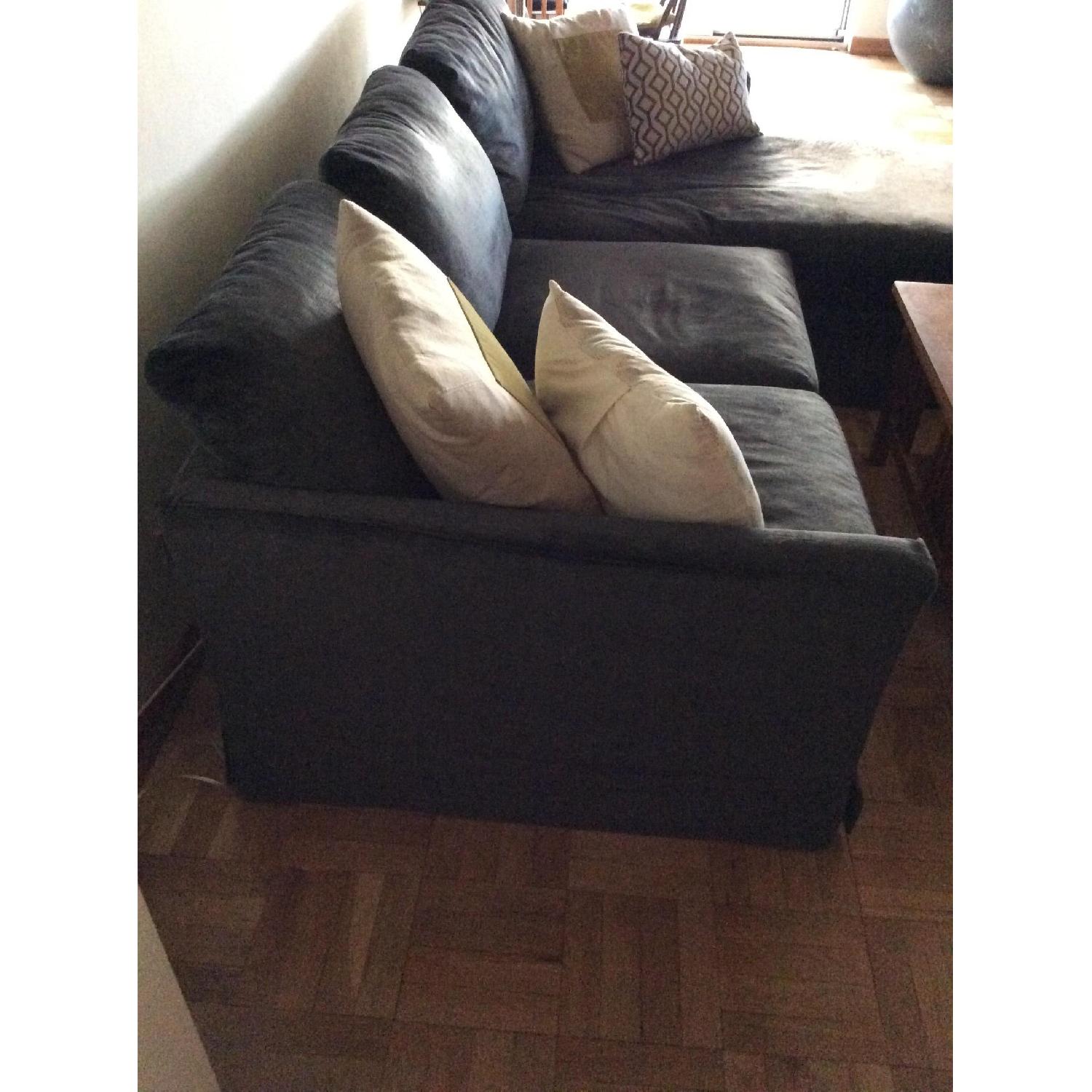 Sofa.com Blue Sectional w/ Chaise - image-3