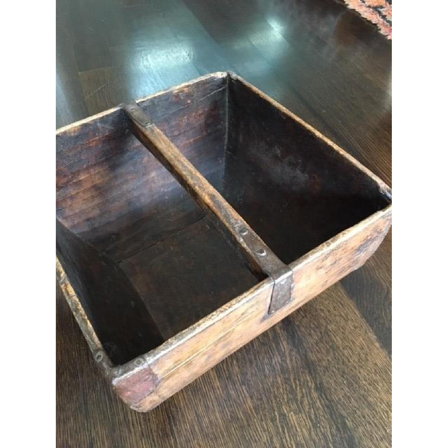 Antique Wooden Rice Scoop/Bucket - image-1