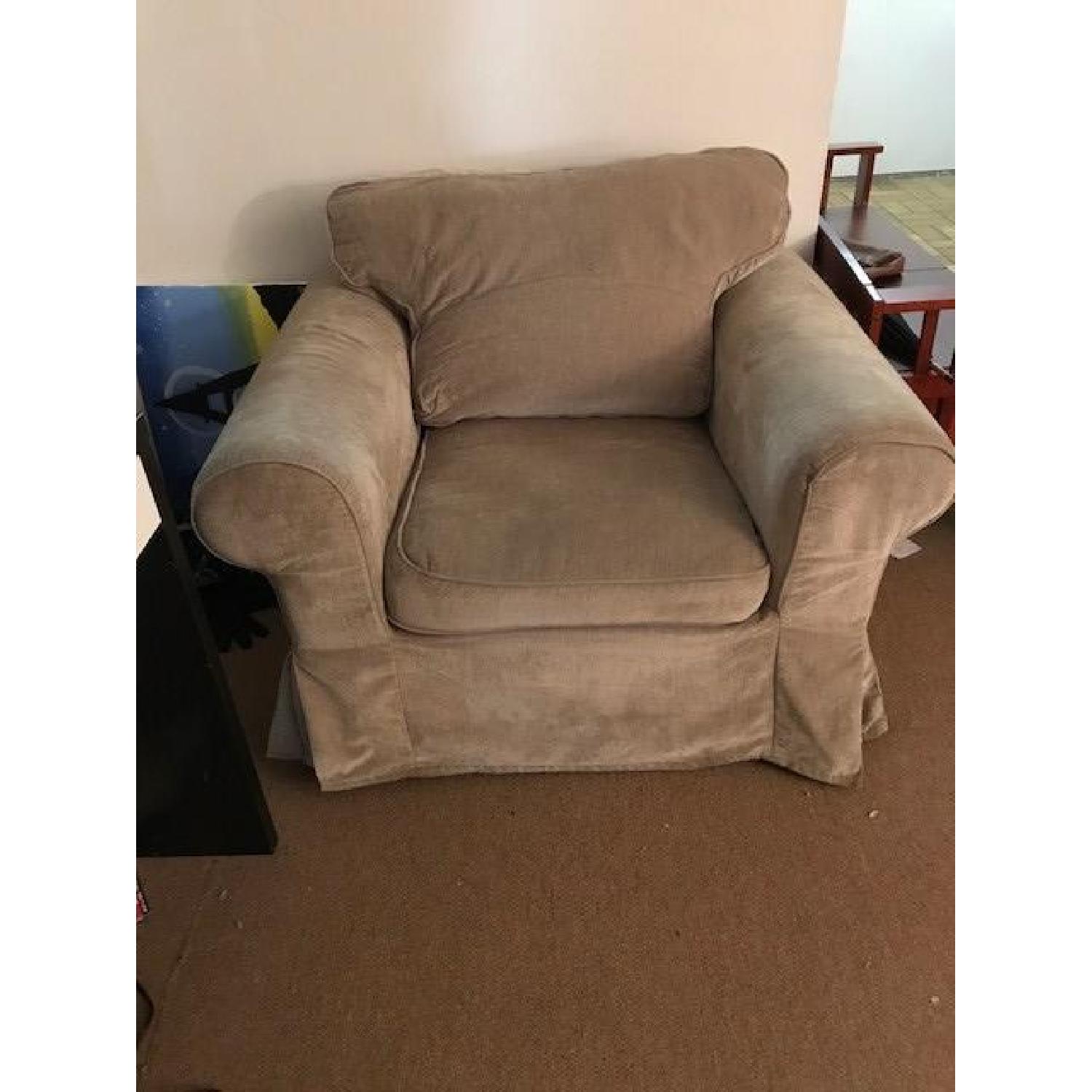 Ikea Ektorp Loveseat + Armchair - image-6