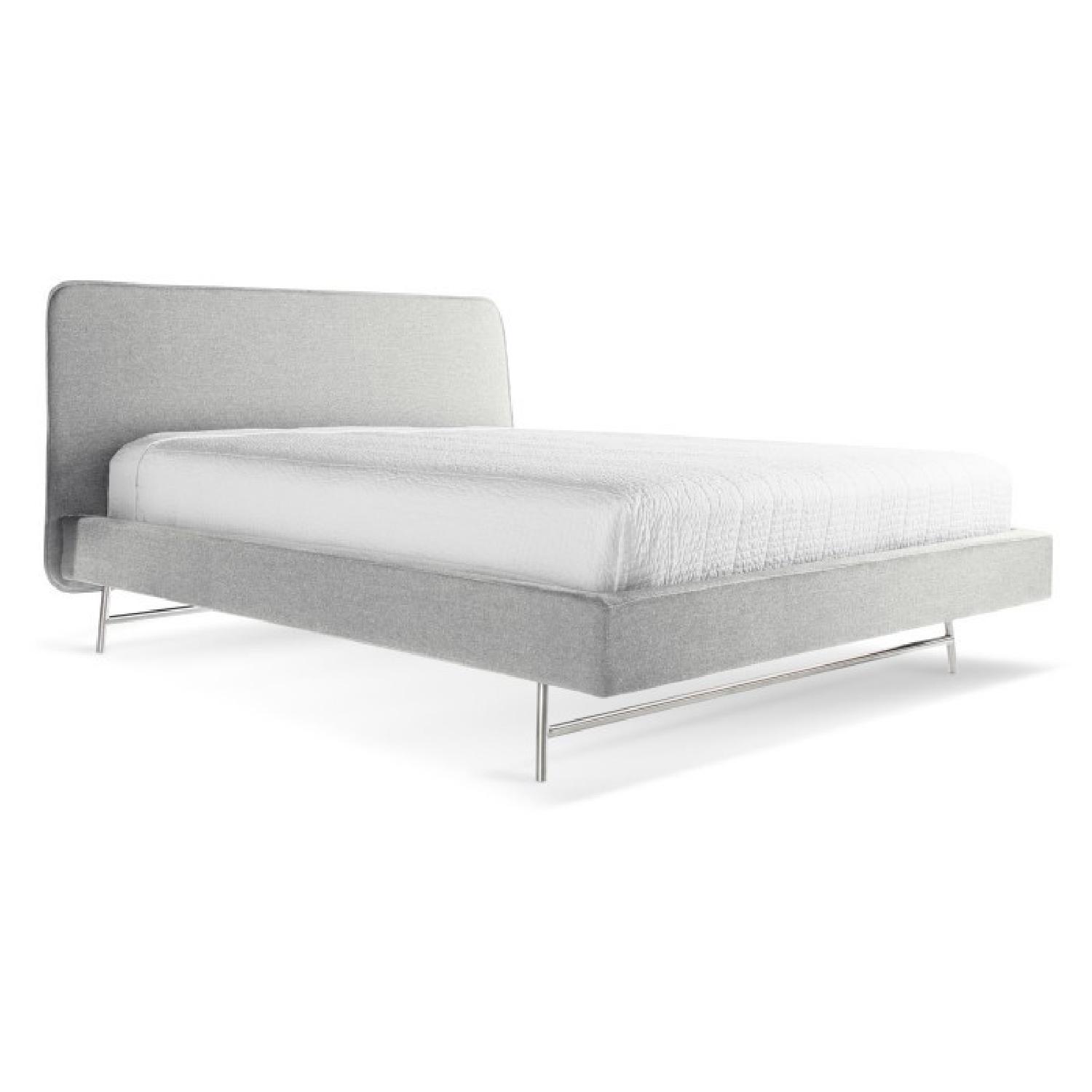 Blu Dot Hush Queen Bed in Light Grey - image-1