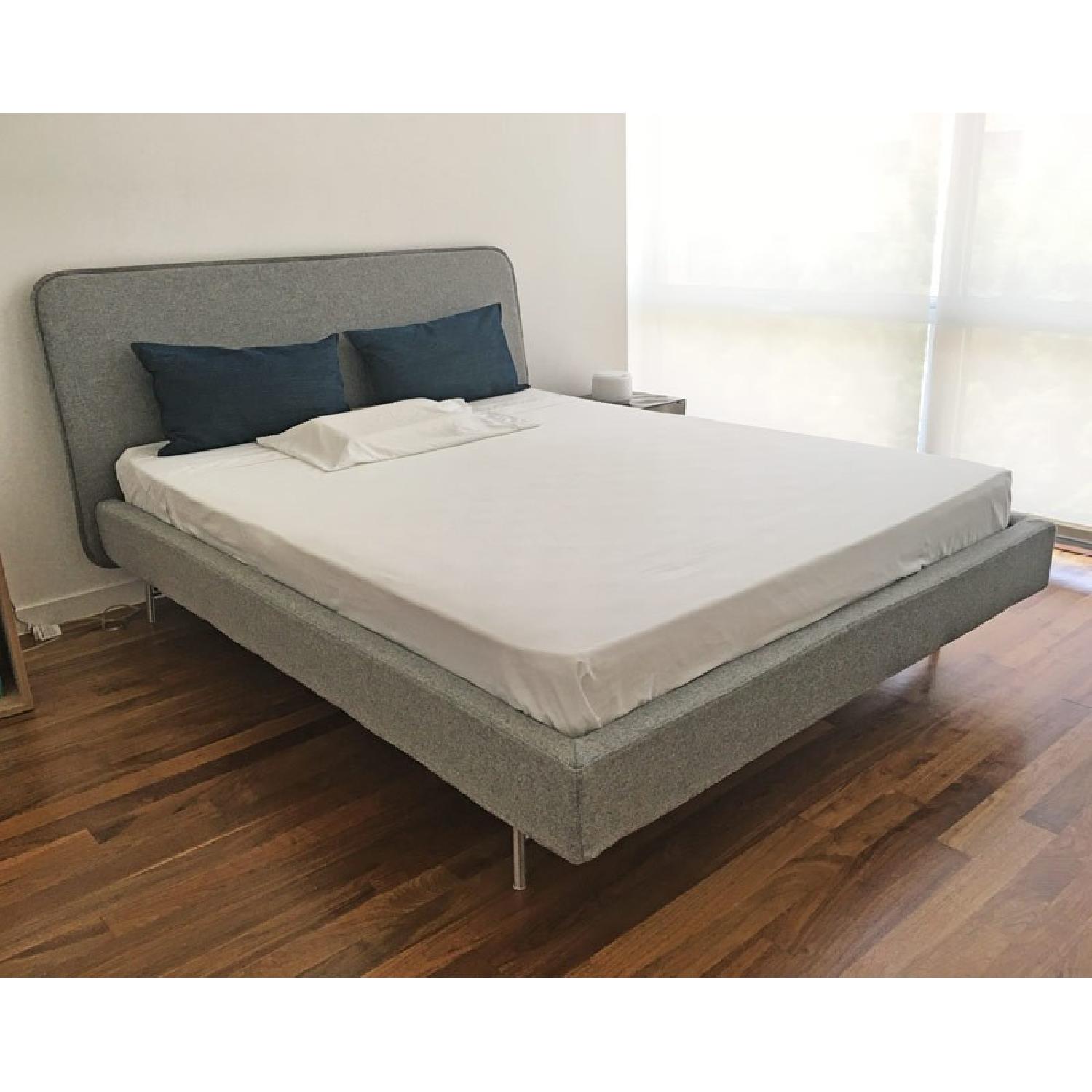 Blu Dot Hush Queen Bed in Light Grey - image-3