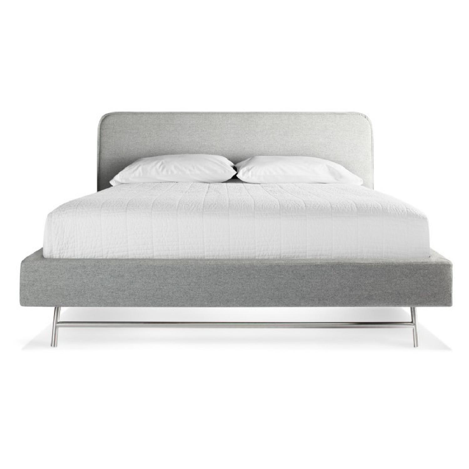 Blu Dot Hush Queen Bed in Light Grey - image-0