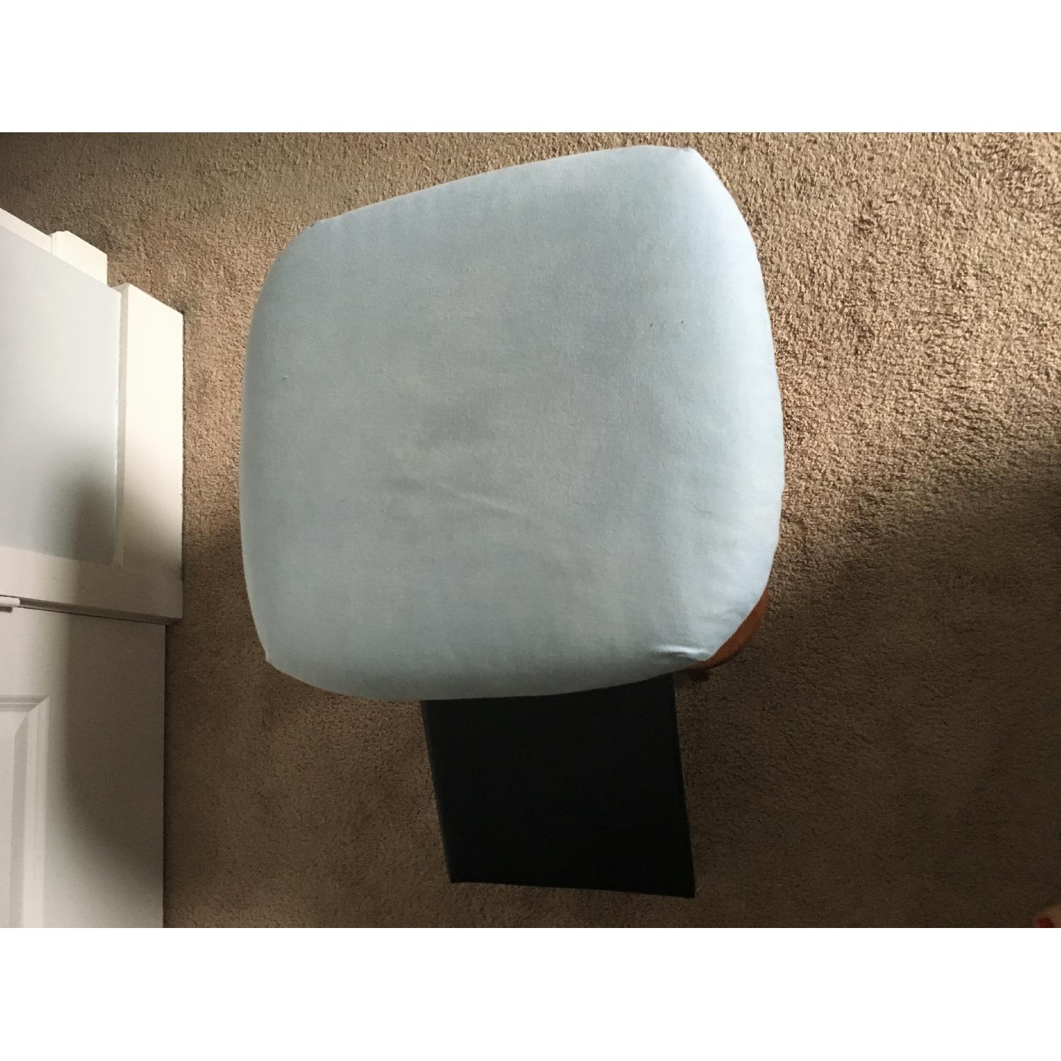 Dutailier Baby Blue Glider w/ Nursing Stool/Ottoman - image-2