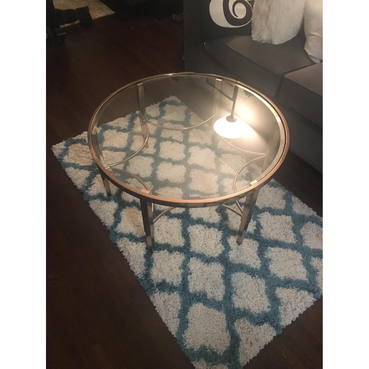 Viv + Rae Blue/Ivory Area Rug - image-2