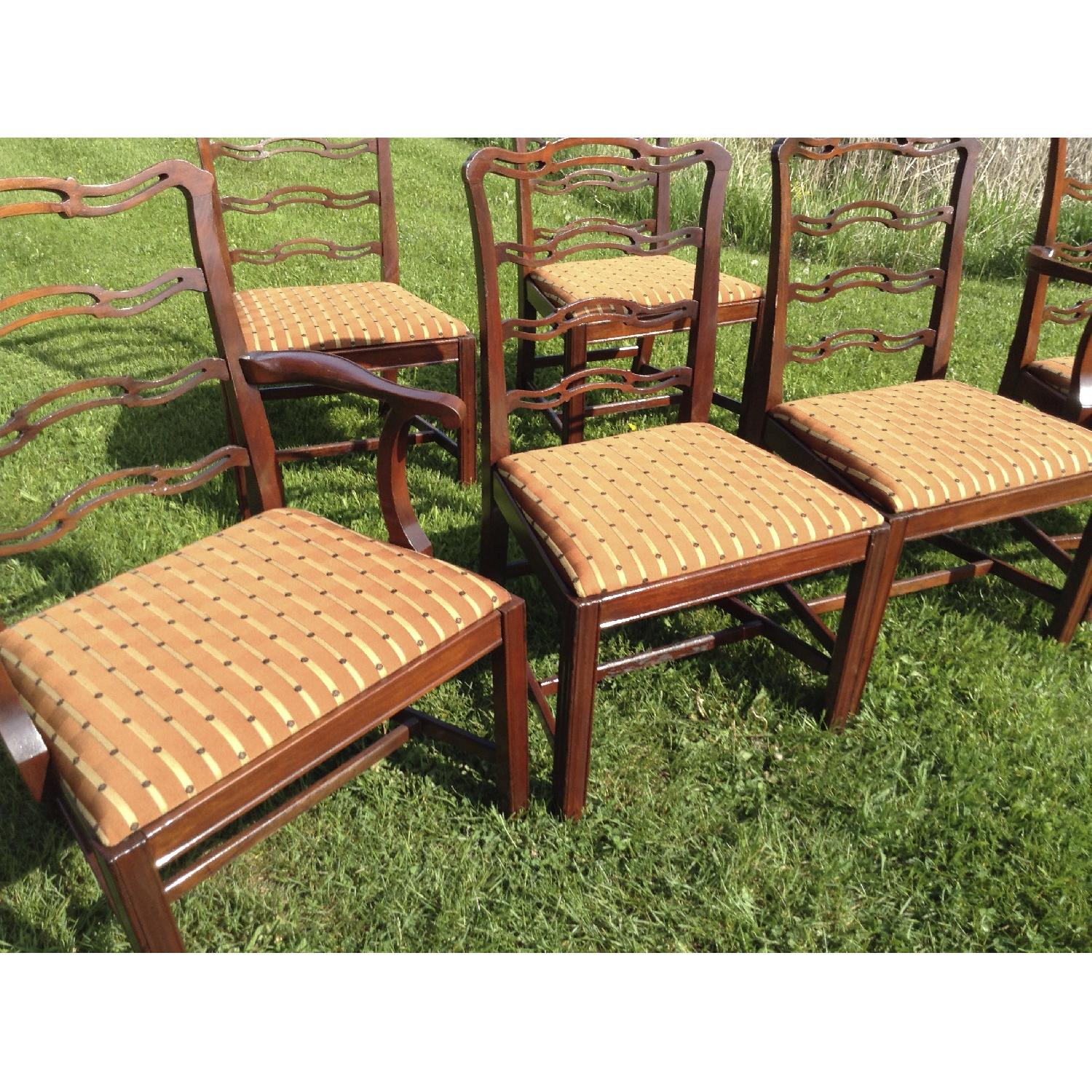 Antique Chippendale Mahogany Chairs - image-2