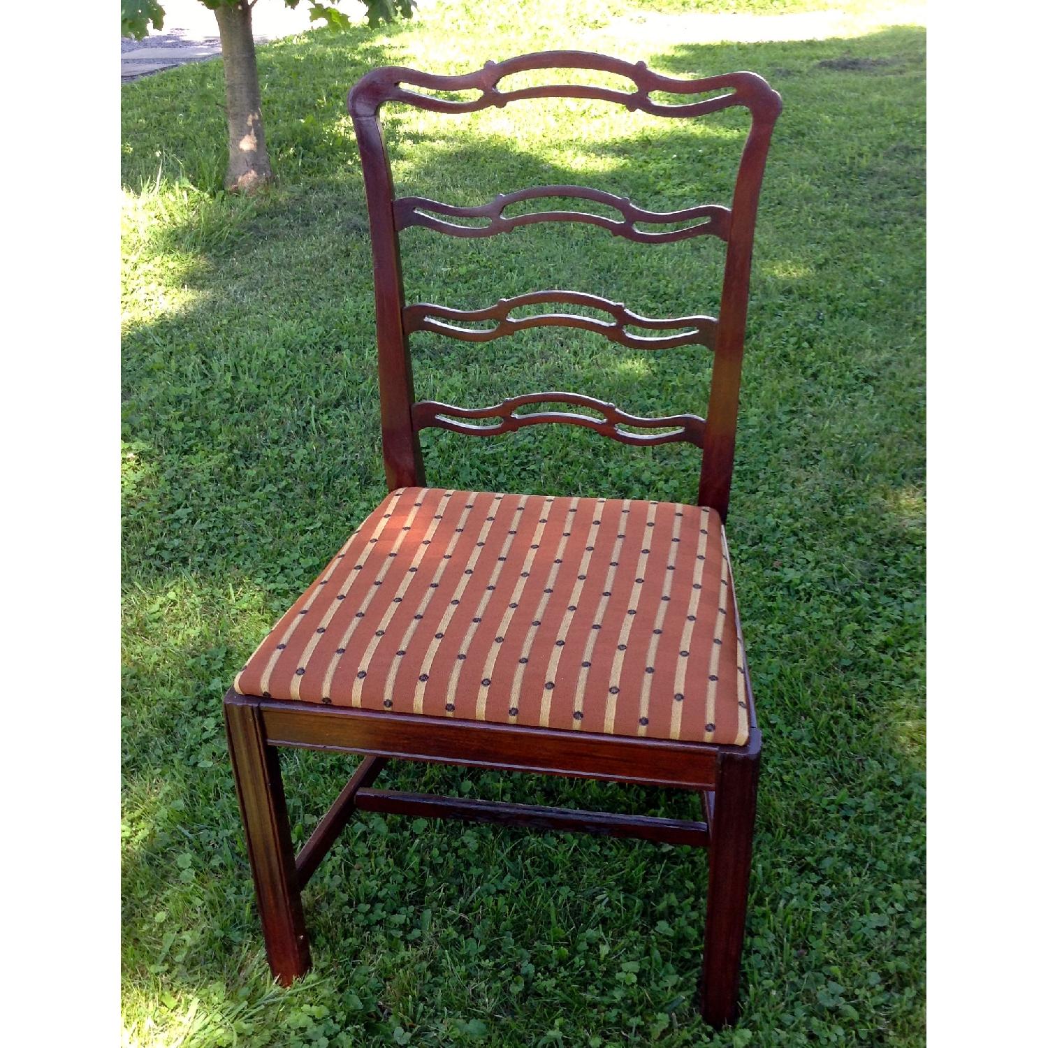 Antique Chippendale Mahogany Chairs - image-3